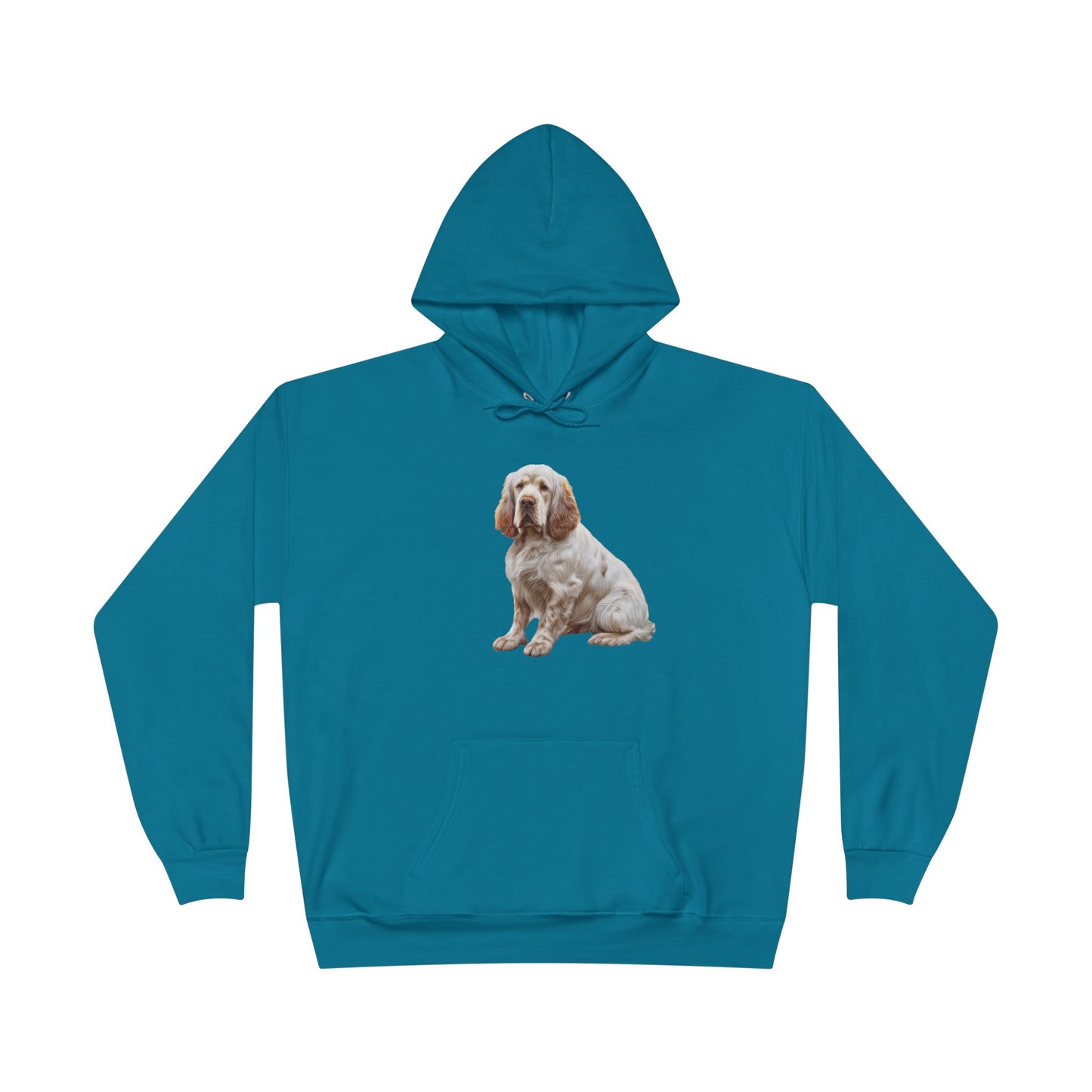 Clumber Spaniel Unisex Fleece Lined Pullover Hoodie Sweatshirt