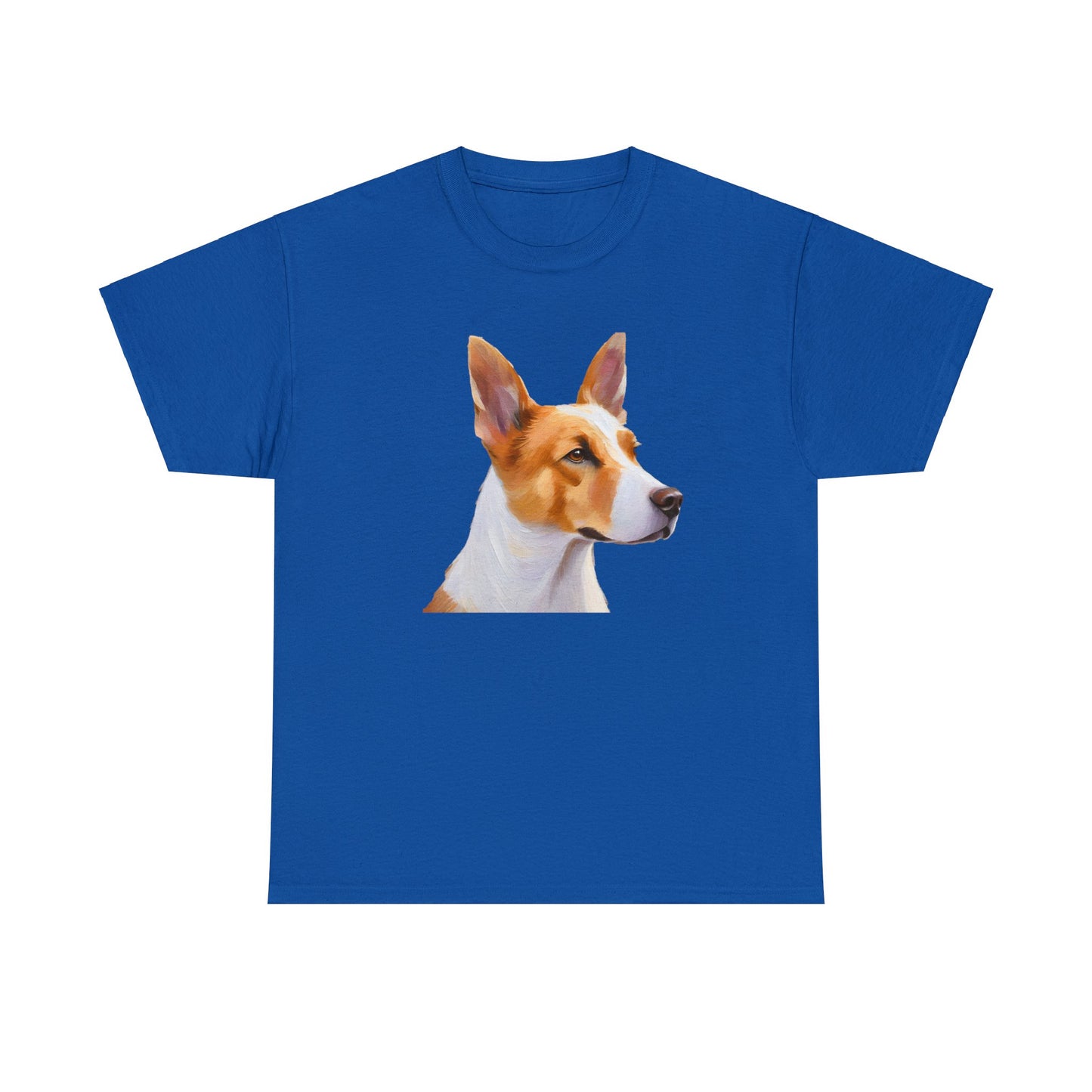 Exquisite Canaan Dog of Israel Fine Art Painting Heavy Cotton Tee