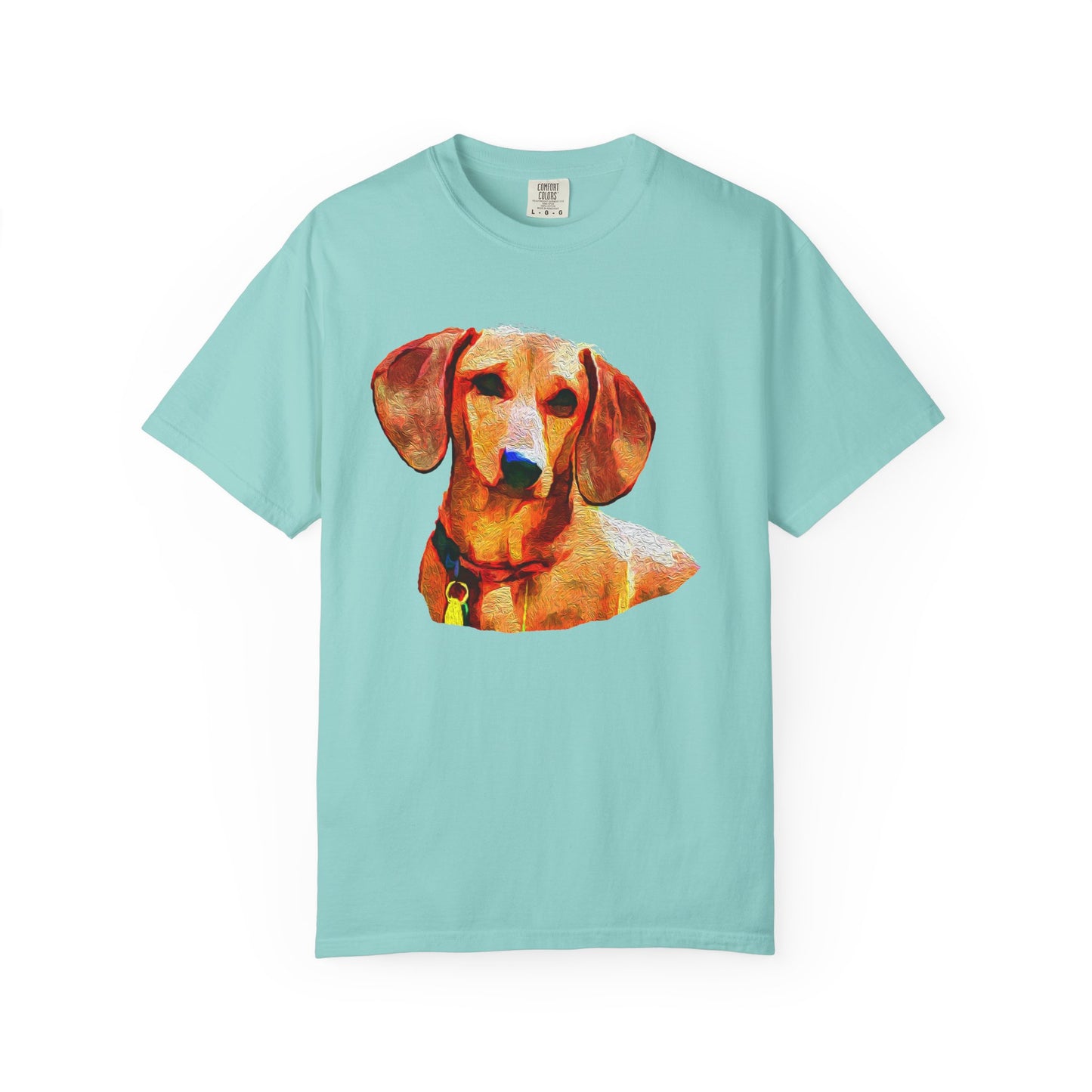 Dachshund 'Daisey' Unisex Relaxed Fit Garment-Dyed T-shirt