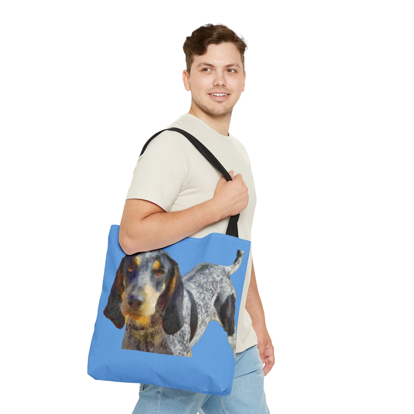 Coonhound Print Beach Tote