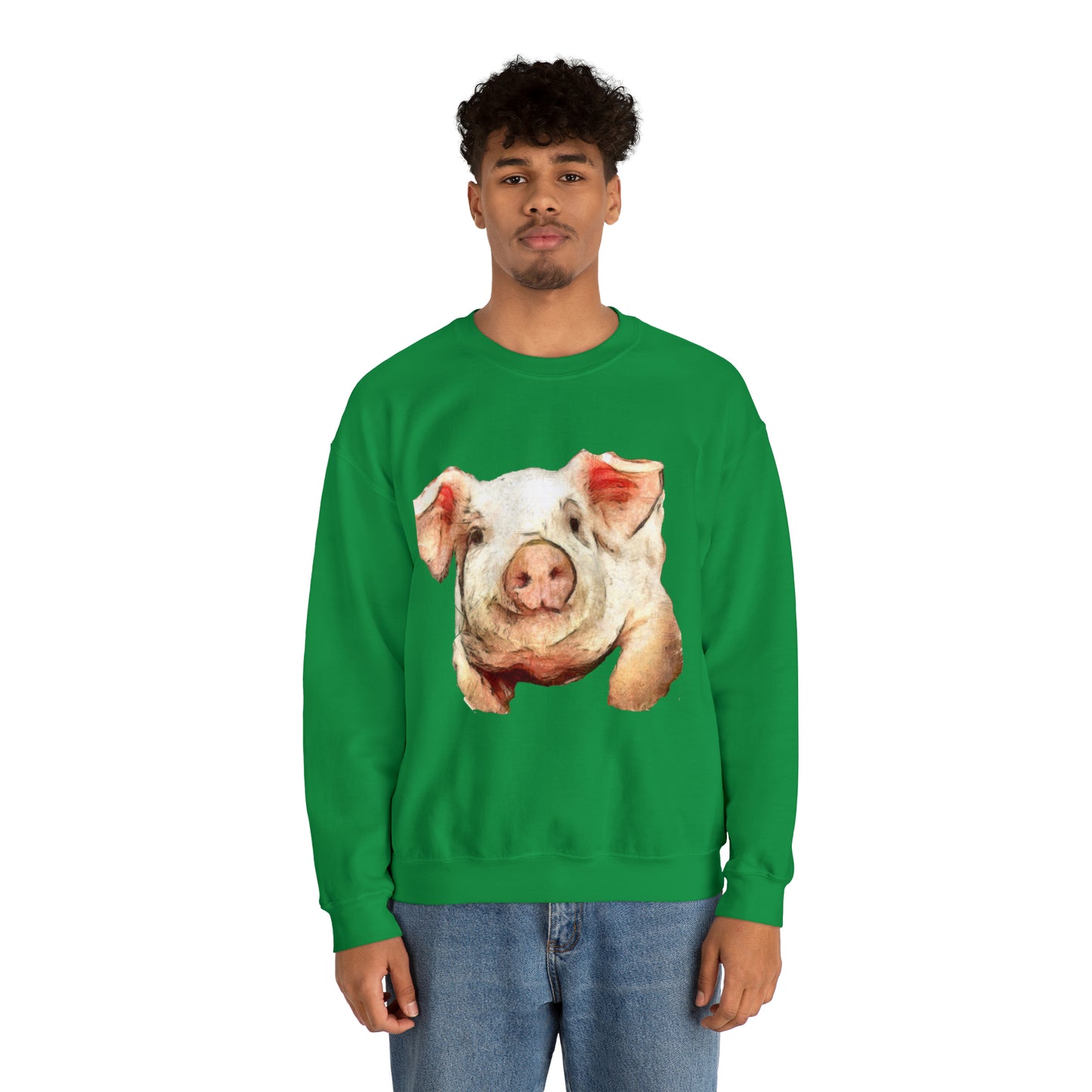 Pig 'Petunia' Unisex 50/50 Crewneck Sweatshirt
