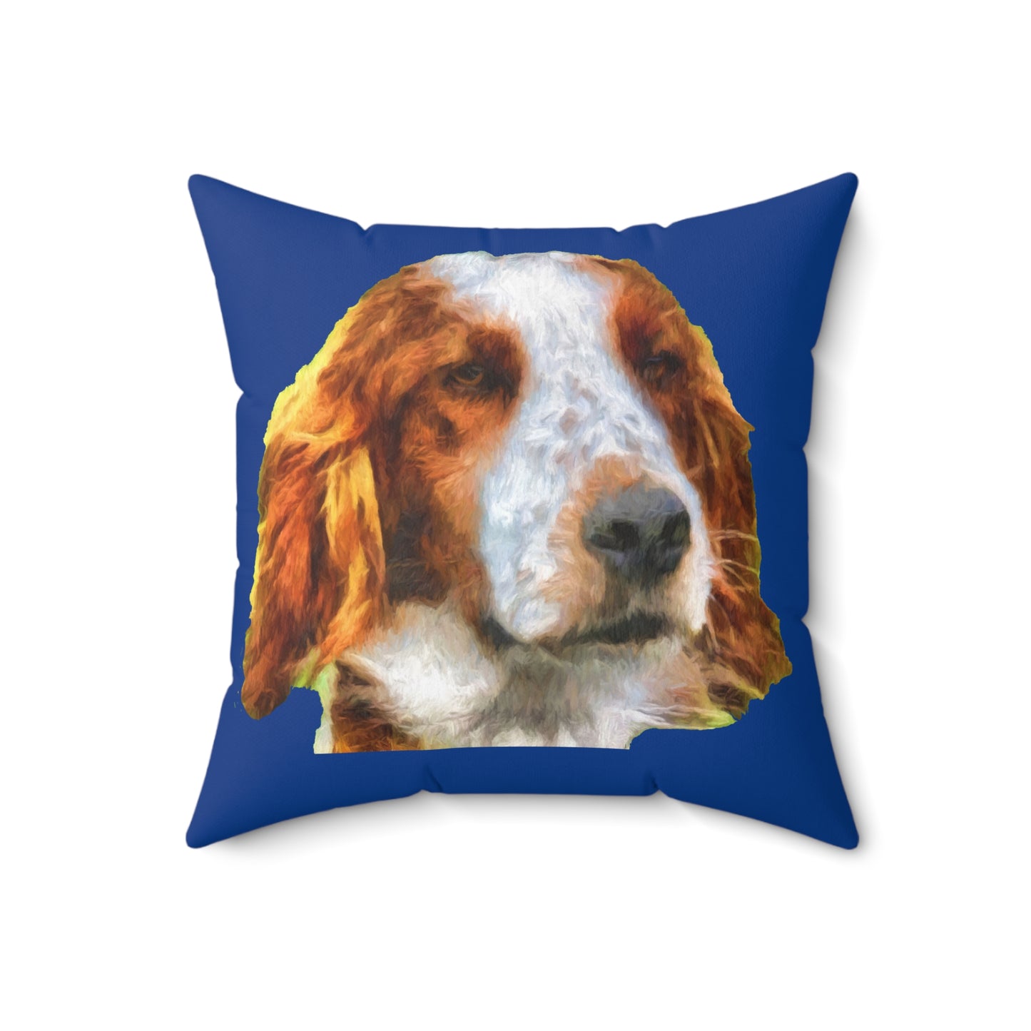 Irish Red & White Setter Spun Polyester Throw Pillow