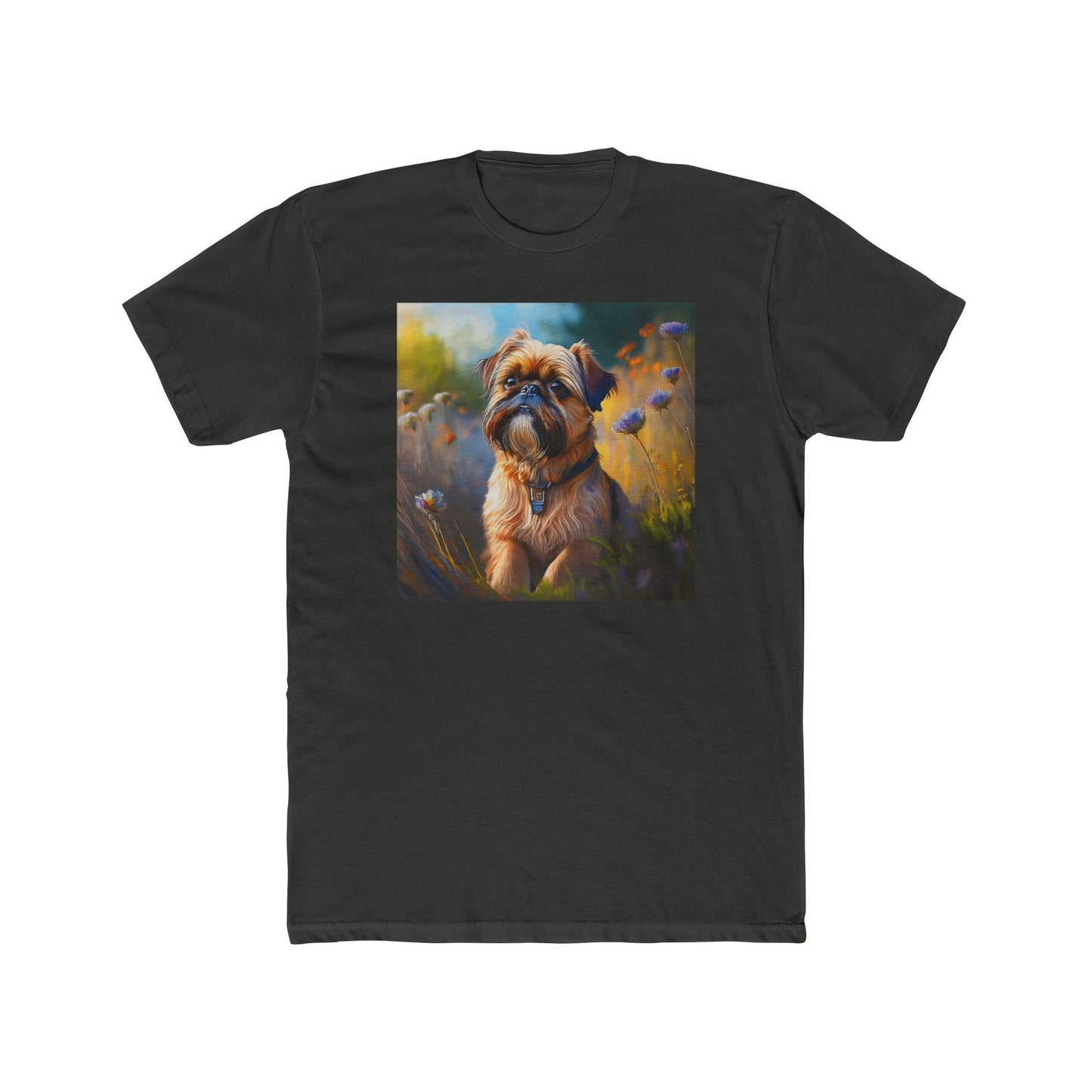 Brussels Griffon - Men's FItted Cotton Crew Tee