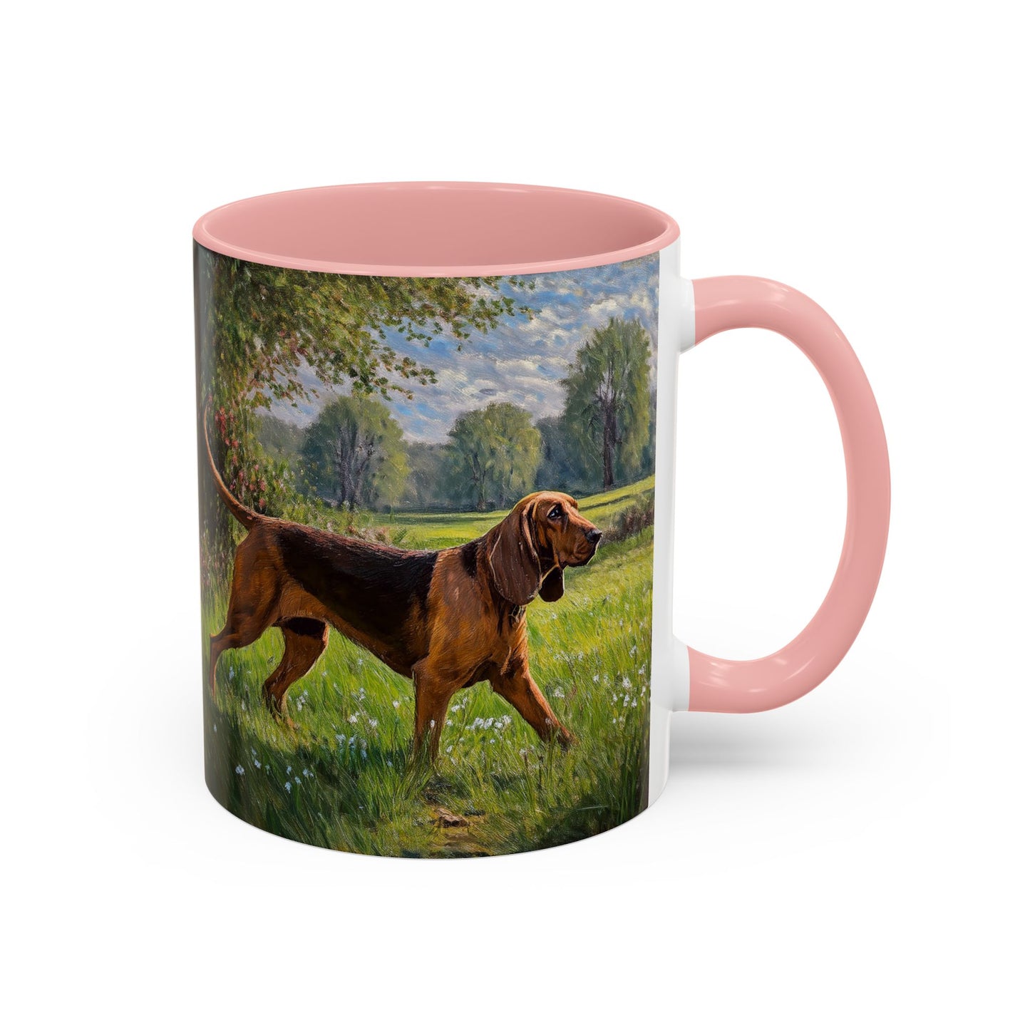 Bloodhound Ceramic Accent Coffee Mug