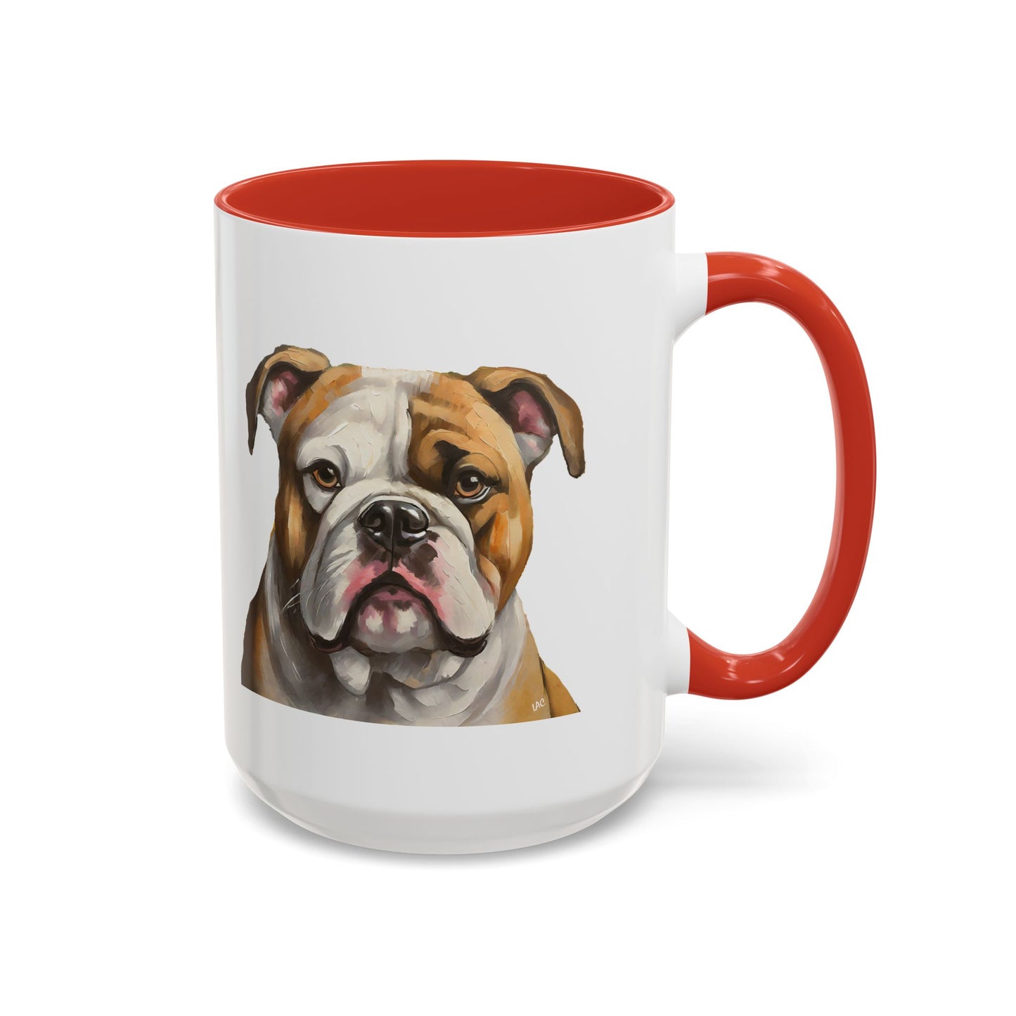 American Bulldog Ceramic Accent Mug - 2 Sizes