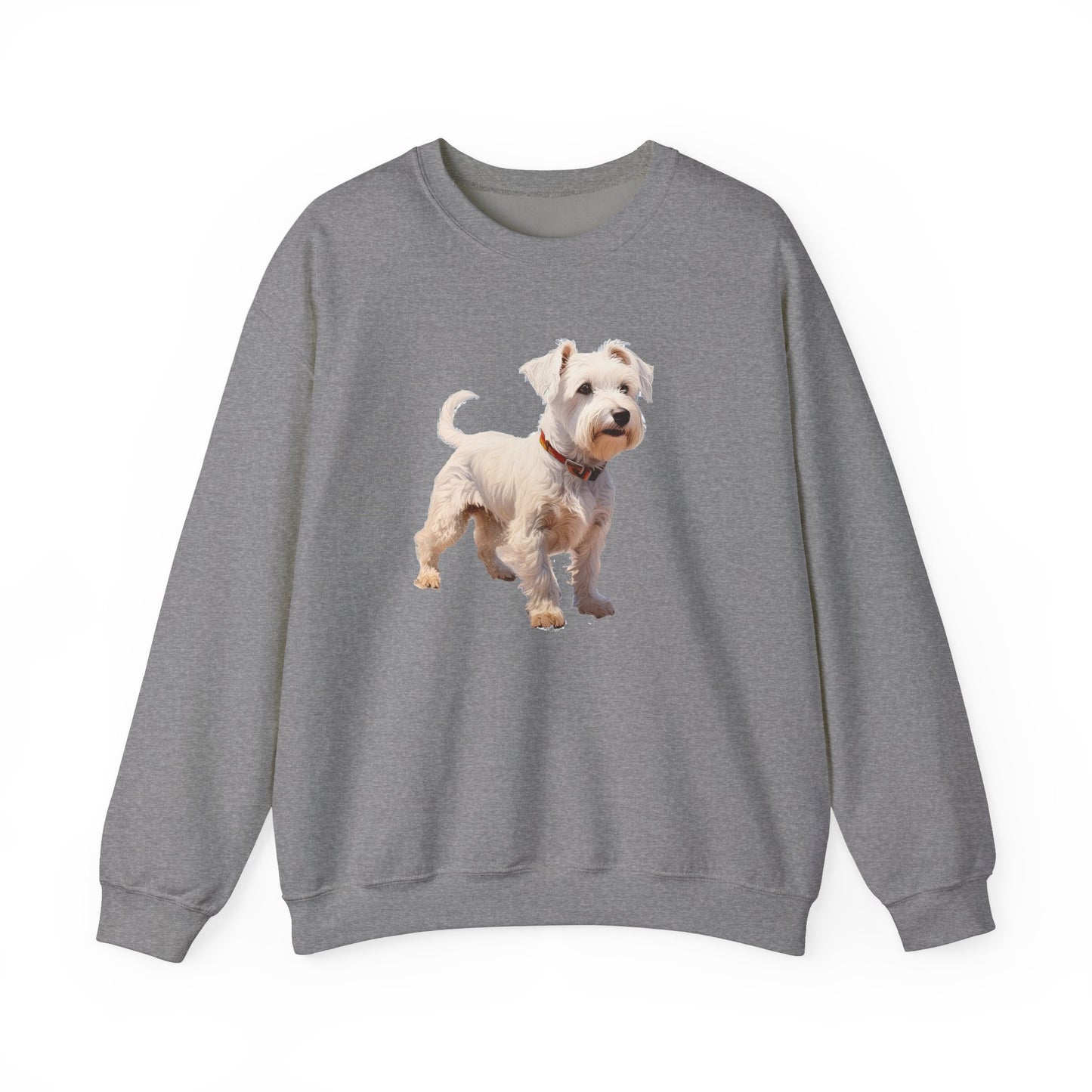 Sealyham Terrier Unisex 50/50 Crewneck Sweatshirt