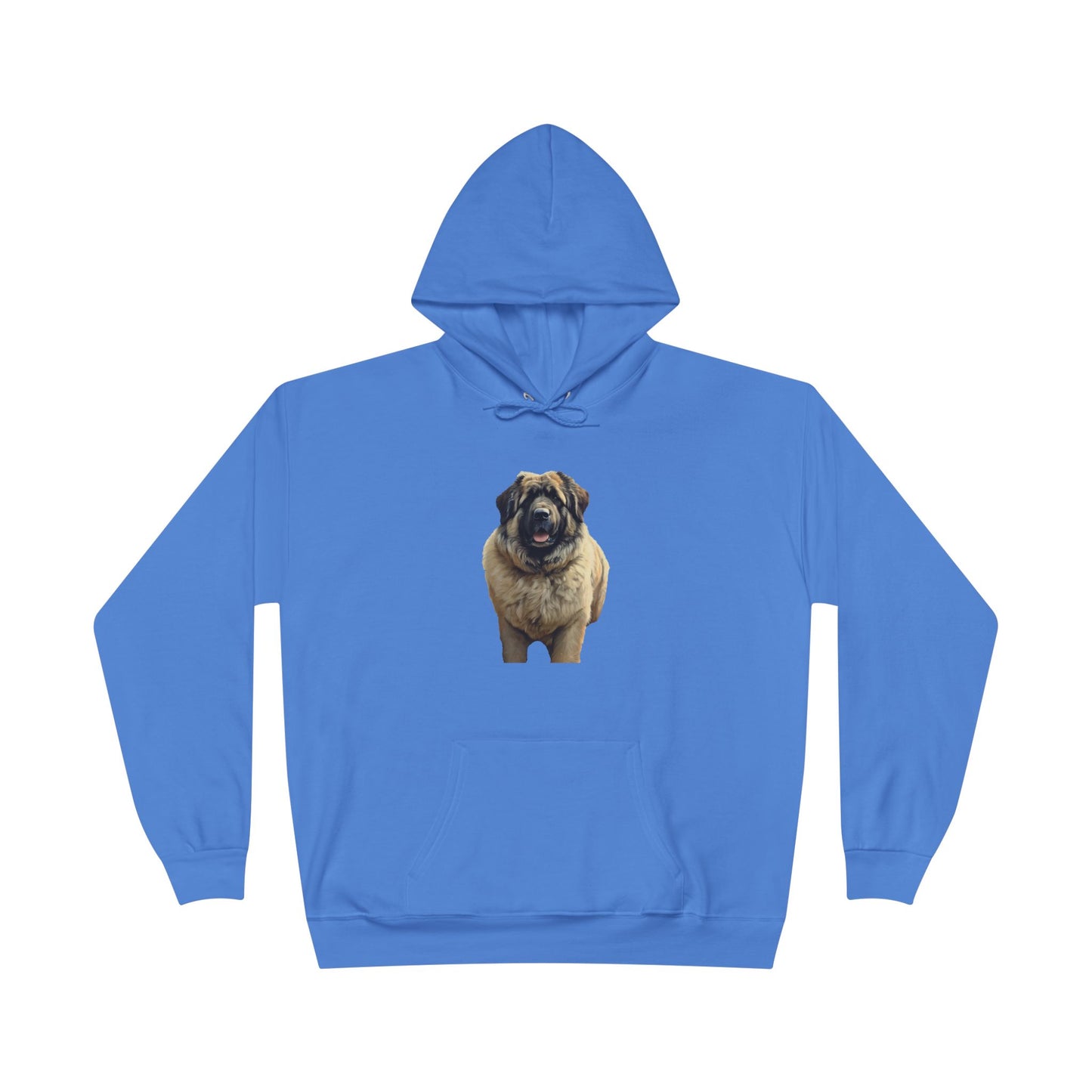 Caucasian Shepherd Dog Unisex Fleece Lined Pullover Hoodie Sweatshirt