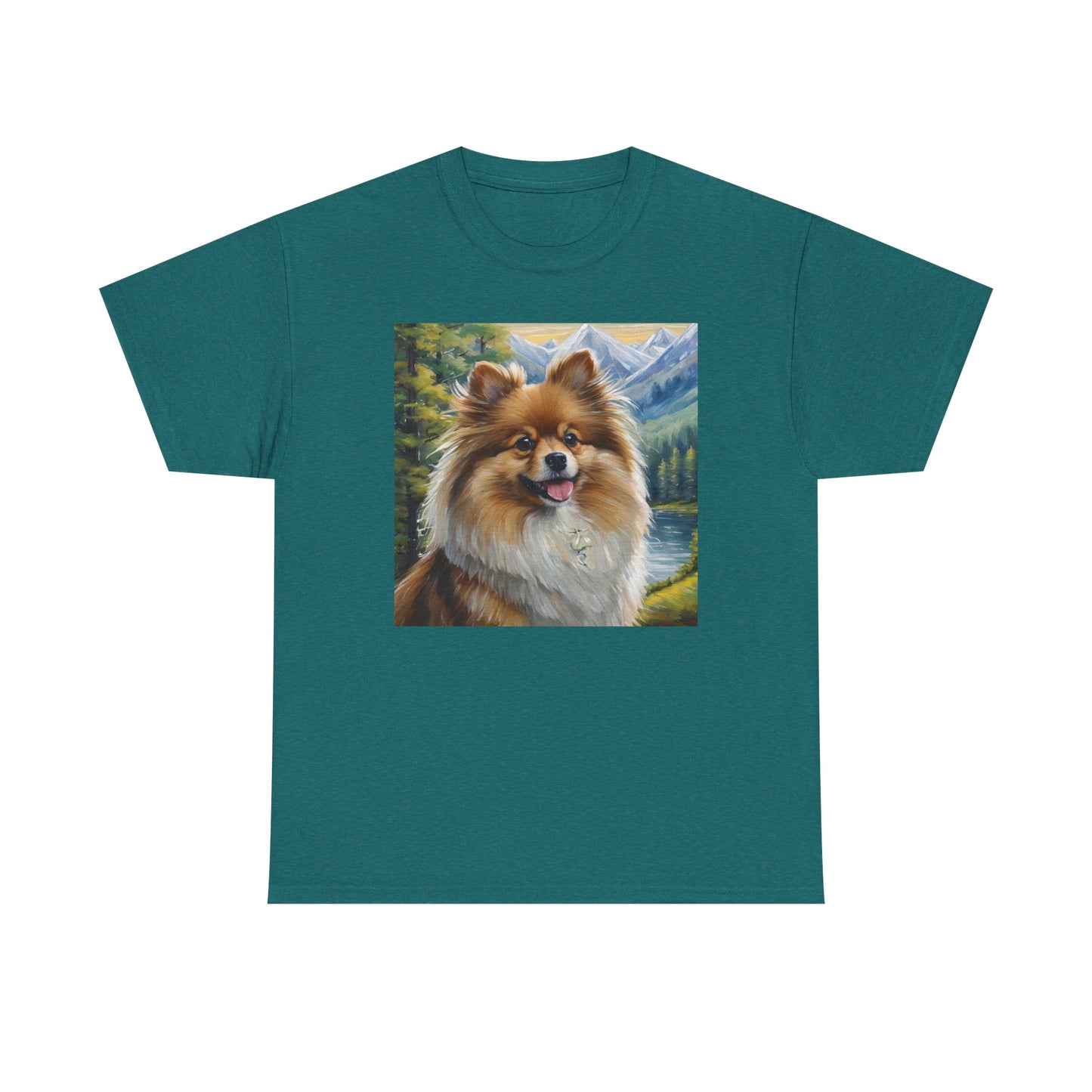 German Spitz Unisex Heavy Cotton Tee