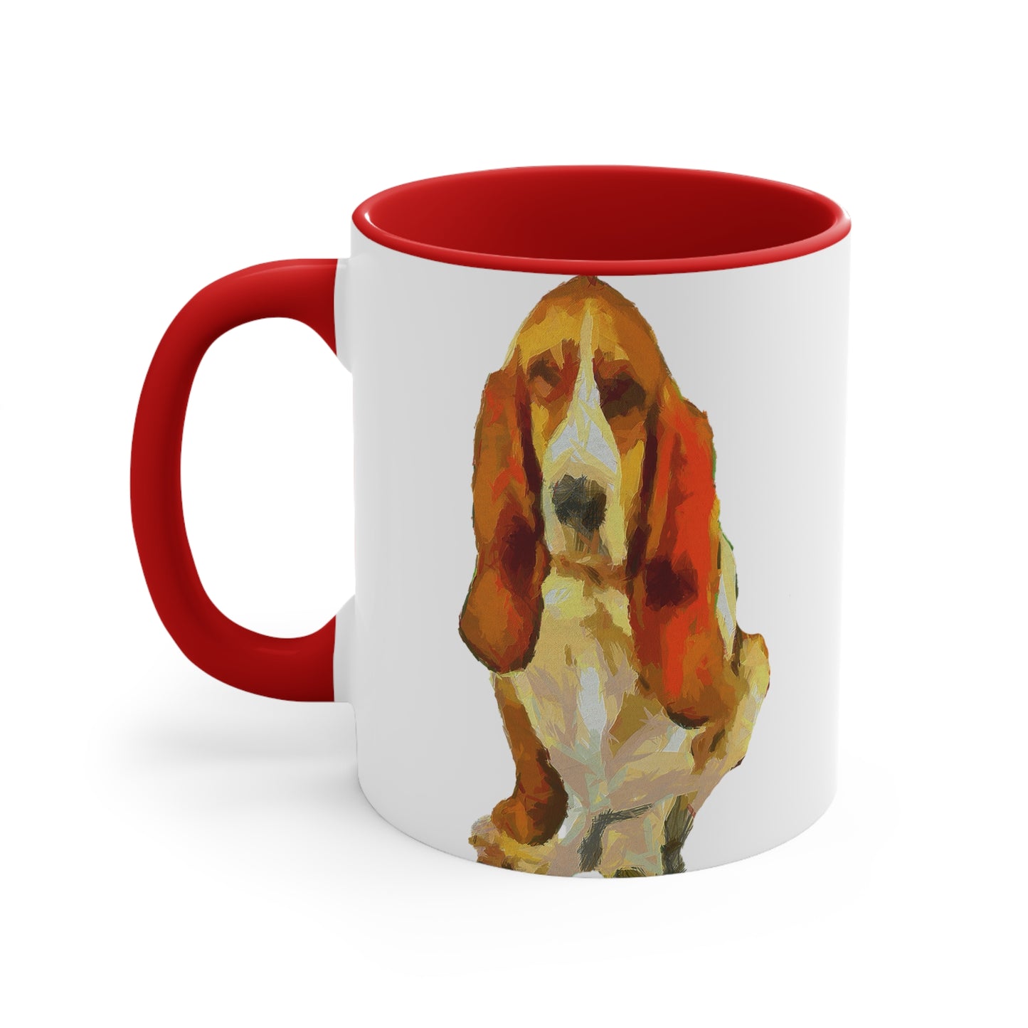 Basset Hound 'Lautrec' Accent Coffee Mug - A Touch of Elegance