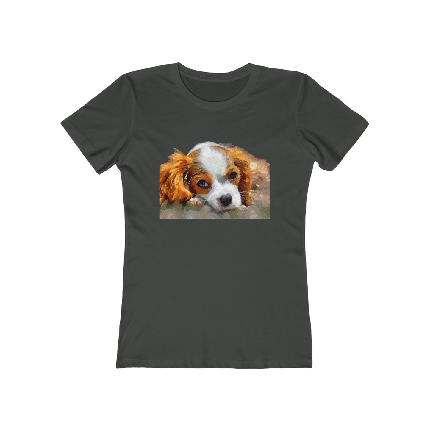 Cavalier King Charles Spaniel Puppy - Women's Slim Fit Tee
