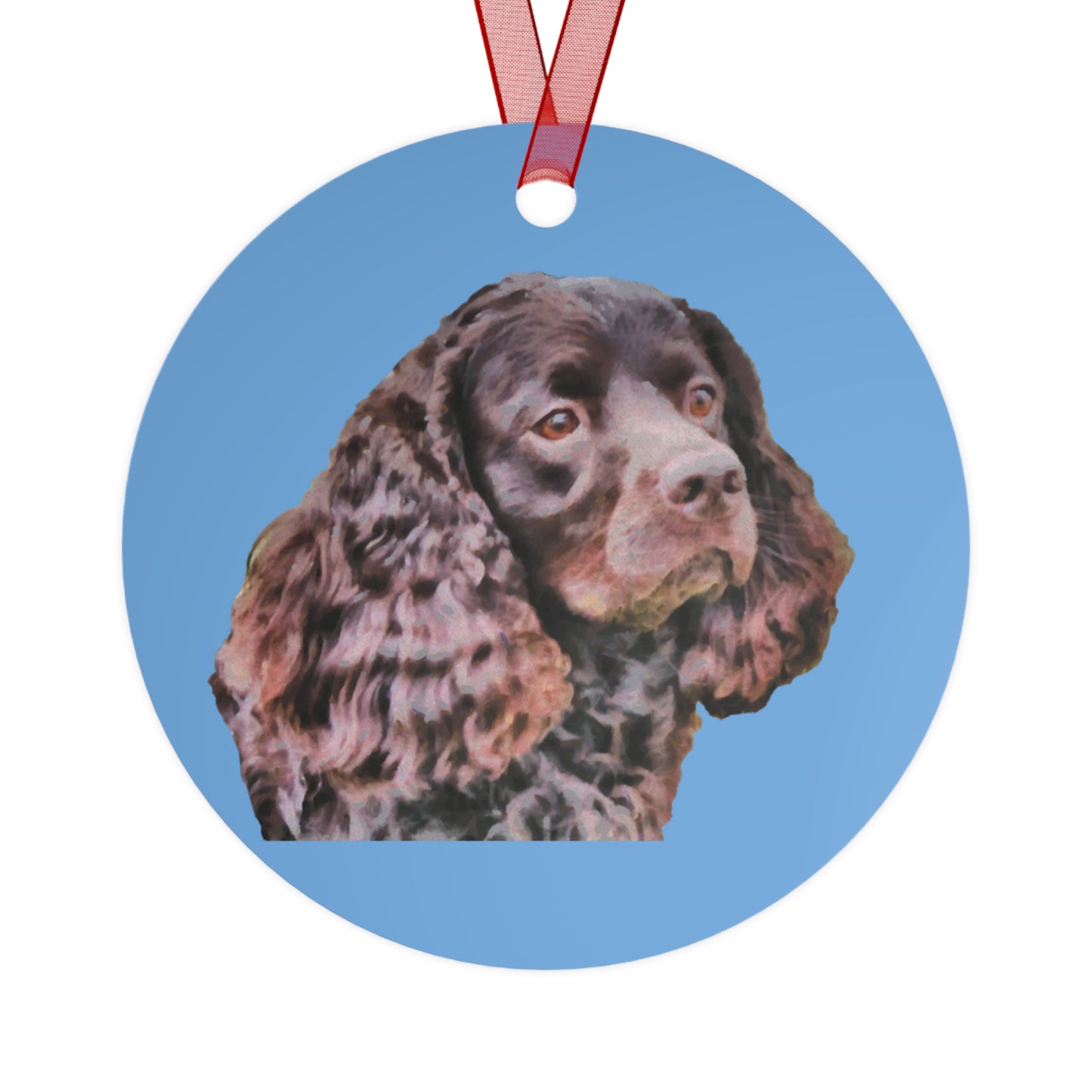 American Water Spaniel Metal Ornaments