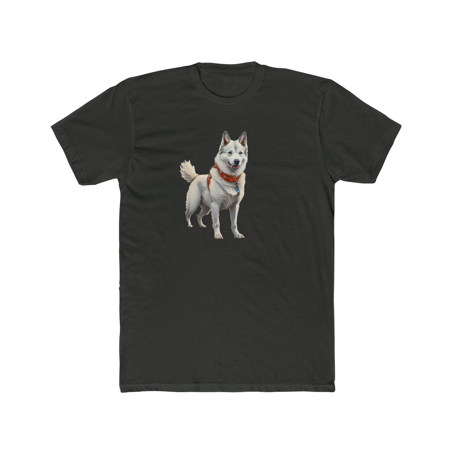 Yakutian Laika Men's FItted Cotton Crew Tee