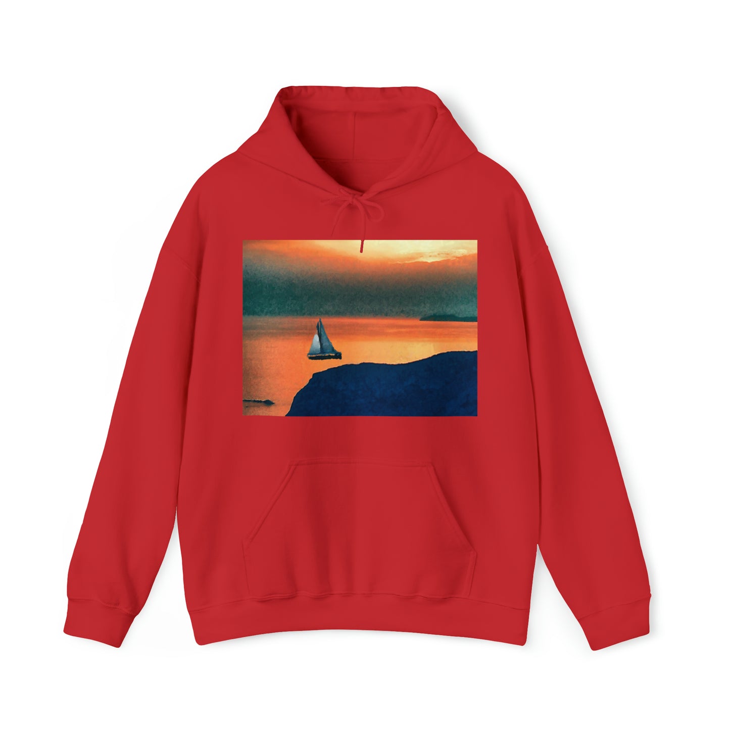 Kastro Sunset (Sifnos, Greece) Unisex 50/50 Hoodie by Doggylips™