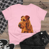 Irish Terrier 'Jocko' Women's Midweight Cotton Tee