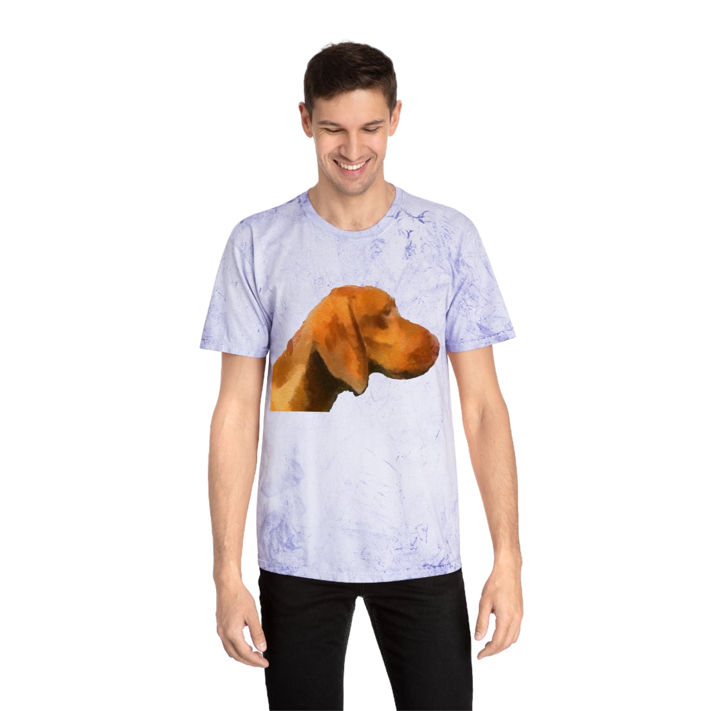 Hungarian Vizsla 'Bela' Unisex Cotton Color Blast T-Shirt