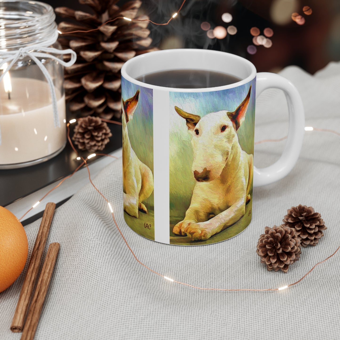 English Bull Terrier Ceramic Mug 11oz