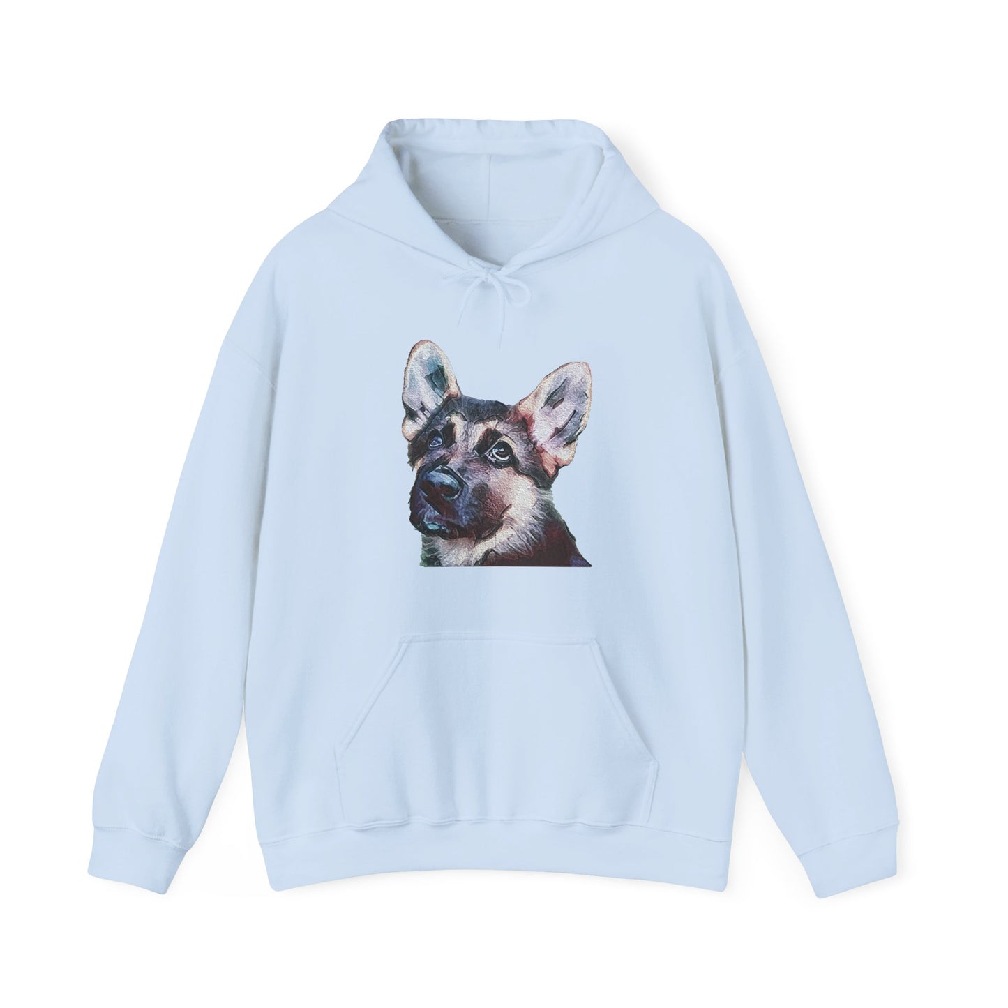 German Shepherd 'Sly' Unisex 50/50 Hoodie