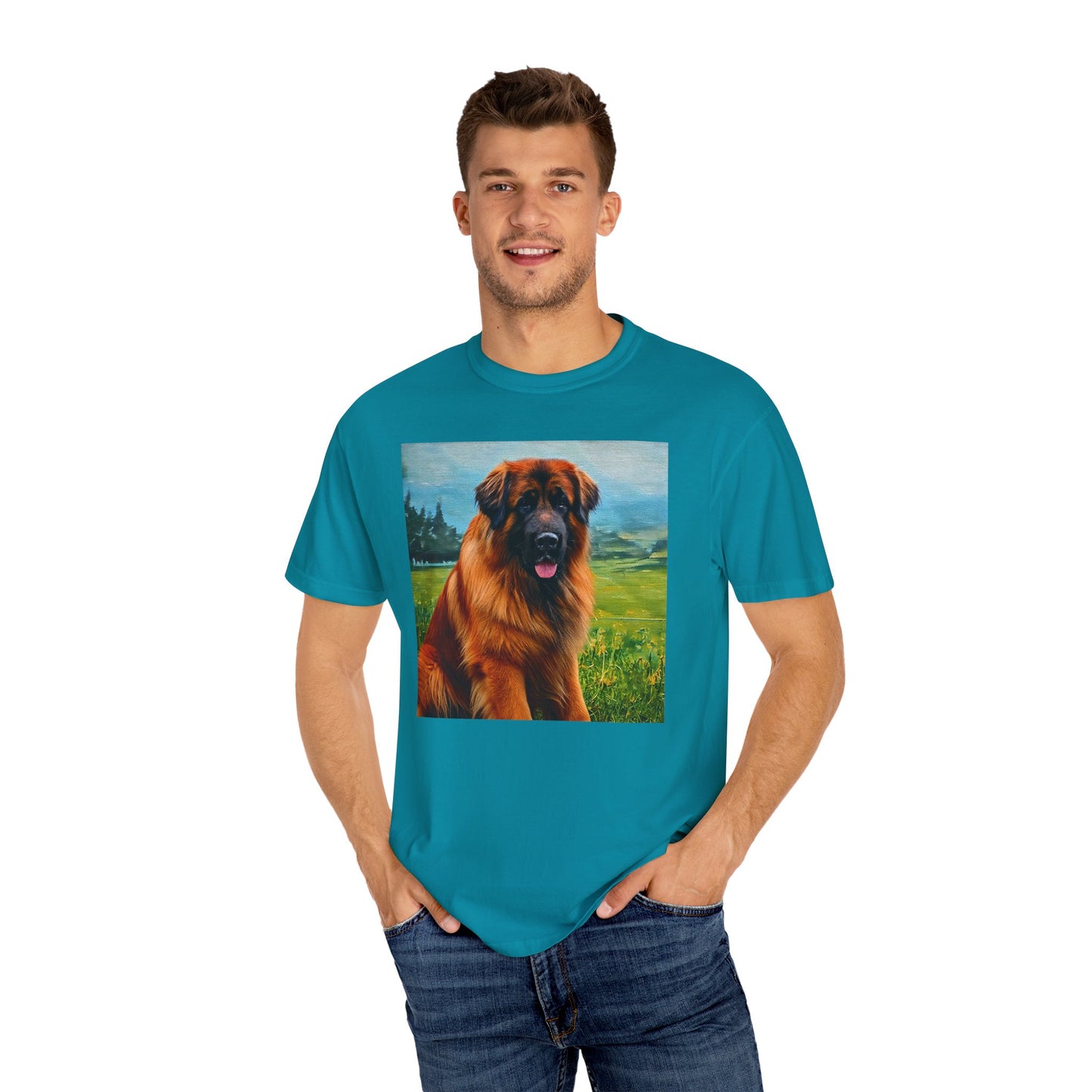 Leonberger Dog Lover - Unisex Garment-Dyed T-Shirt