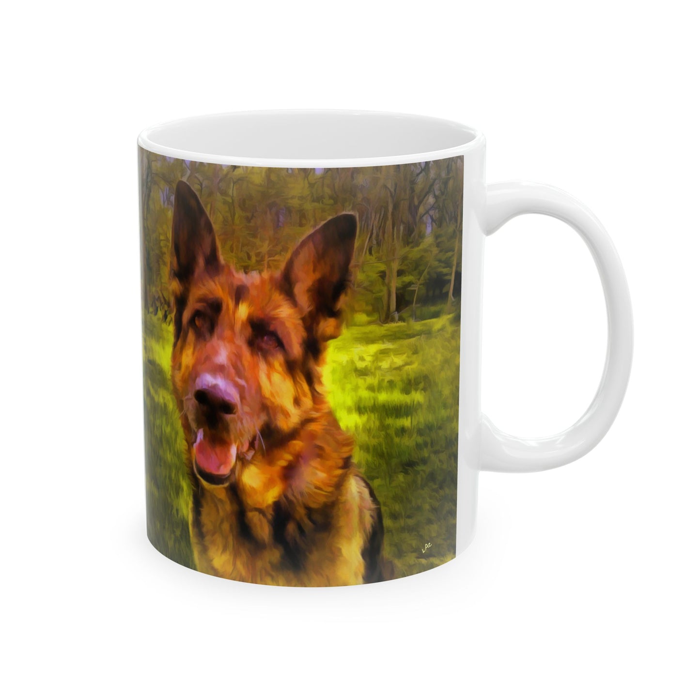 German Shepherd 'Bayli' Ceramic Mug 11oz