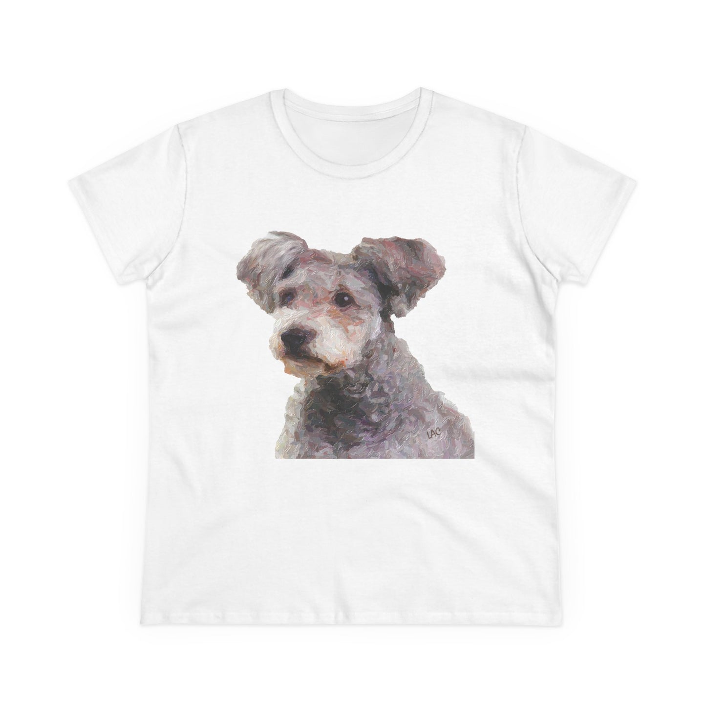 Hungarian Pumi Women's Midweight Cotton Tee