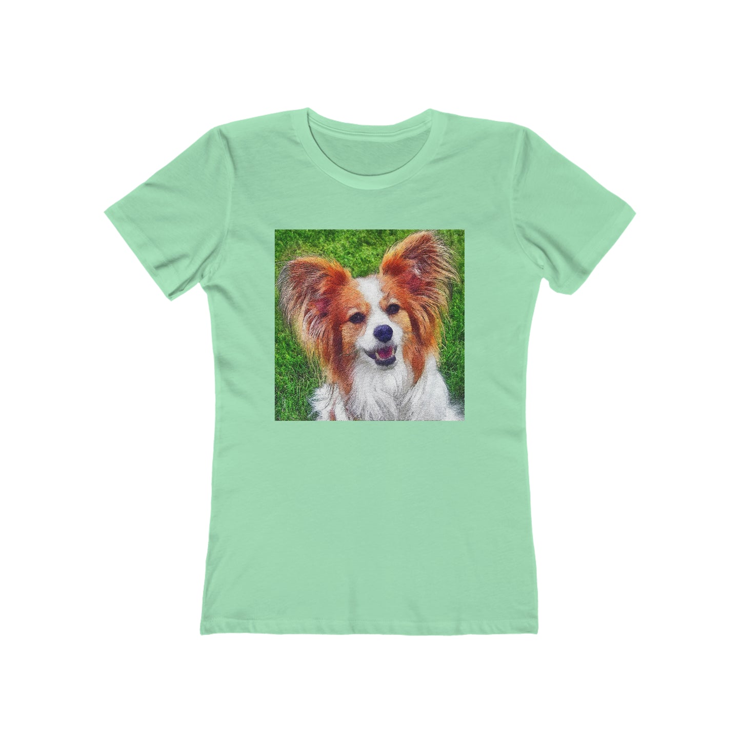 Papillon Women's Slim Fit Ringspun Cotton T-Shirt