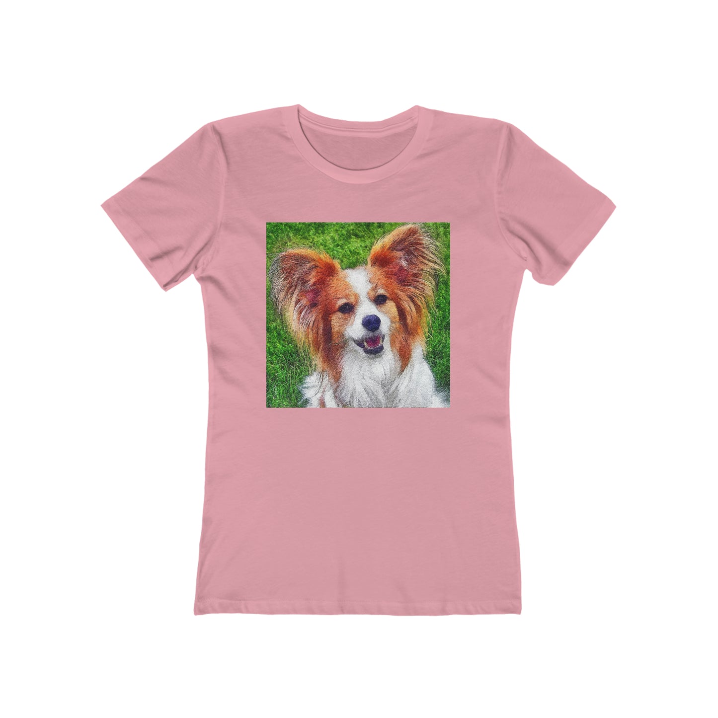 Papillon Women's Slim Fit Ringspun Cotton T-Shirt