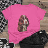 English Springer Spaniel Women's Midweight Cotton Tee