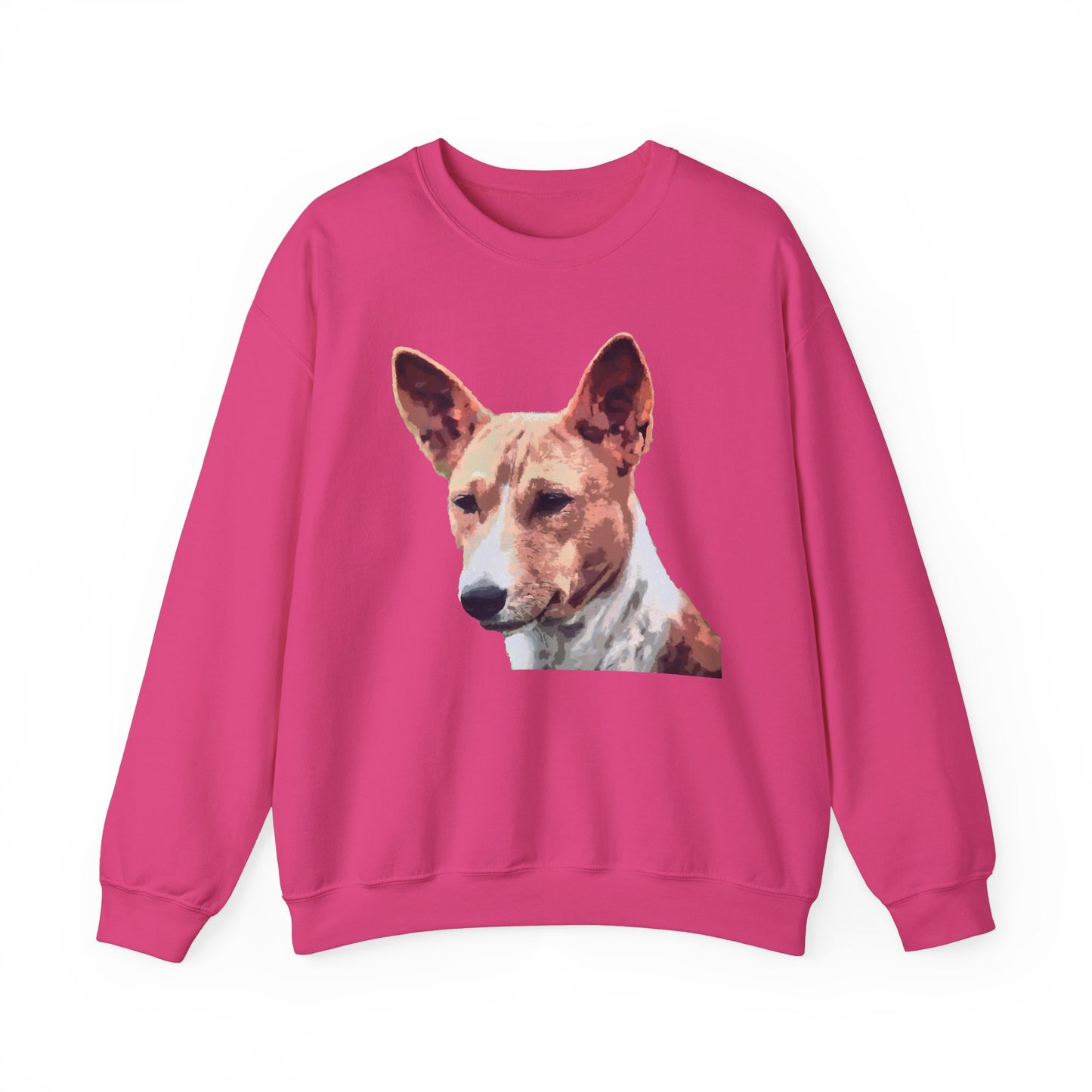 Basenji Unisex 50/50 Crewneck Sweatshirt: Yodel Your Style