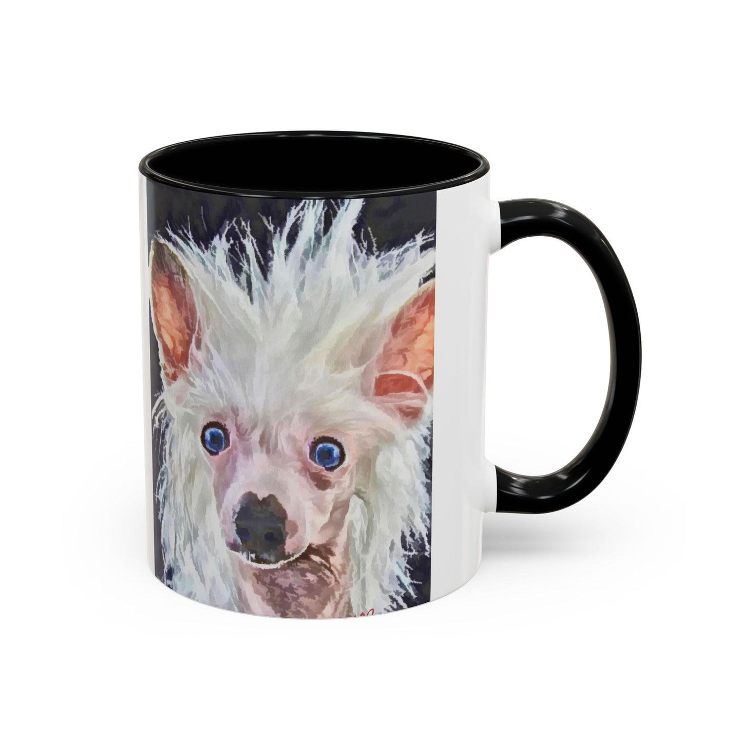 Chinese Crested - Accent Ceramic Coffee Mug