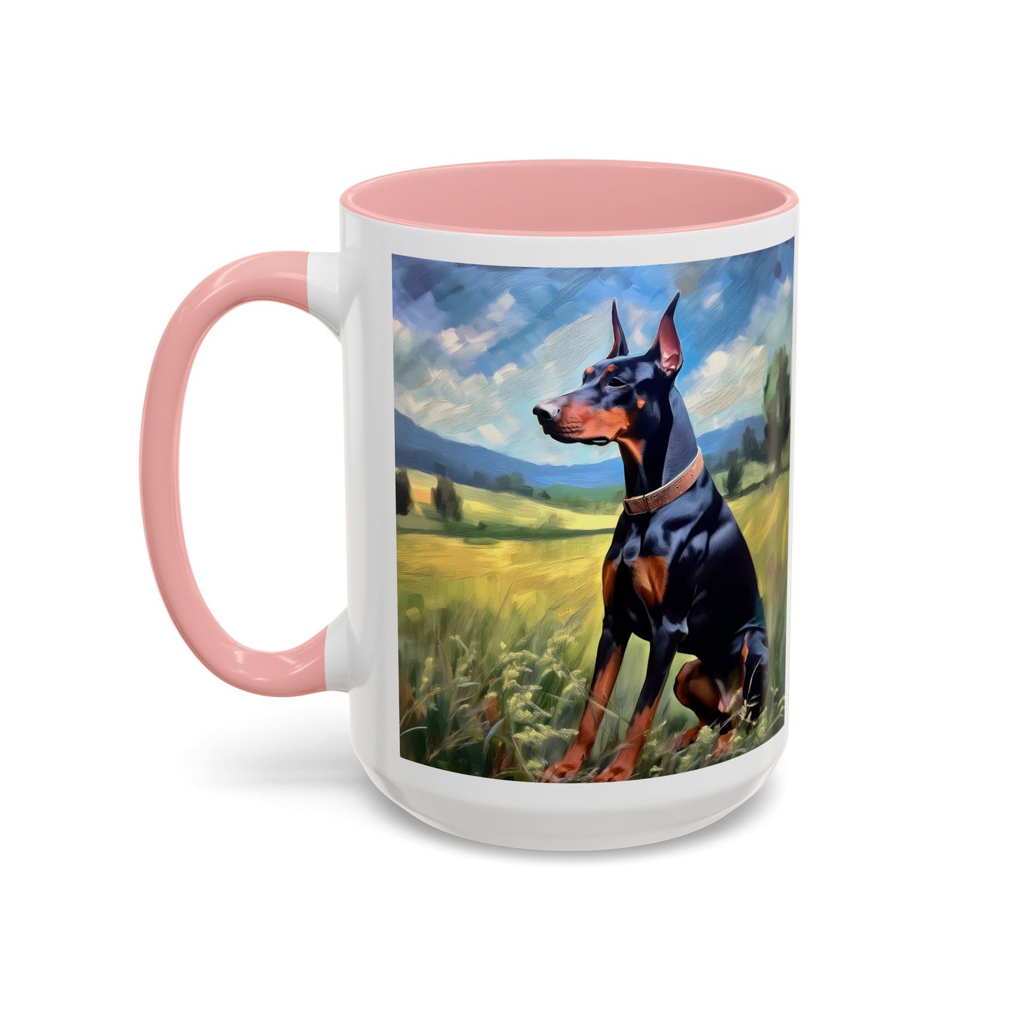 Doberman Pinscher Accent Coffee Mug
