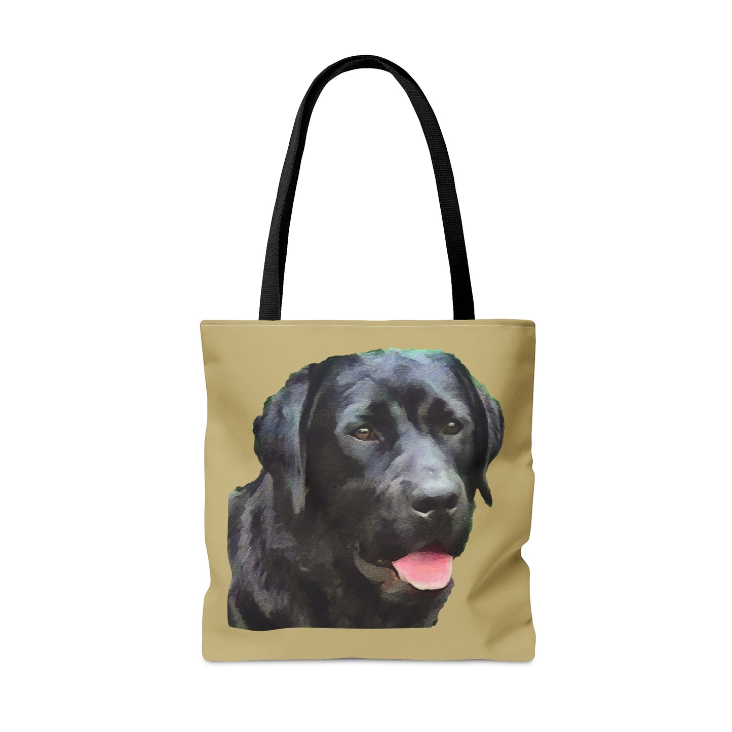 Charming Rizzo Black Labrador Tote Bag