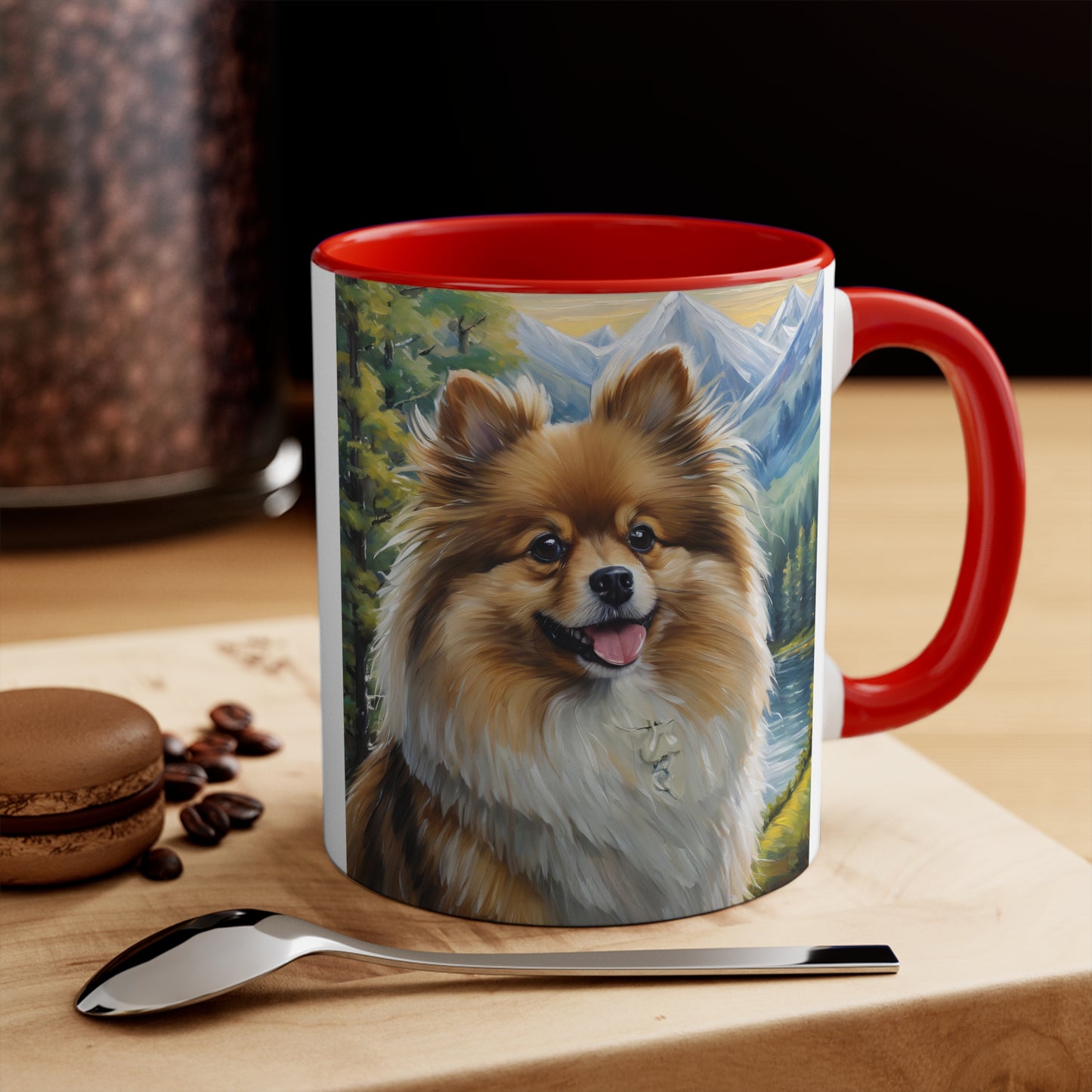 German Spitz 11oz Ceramic Accent Mug