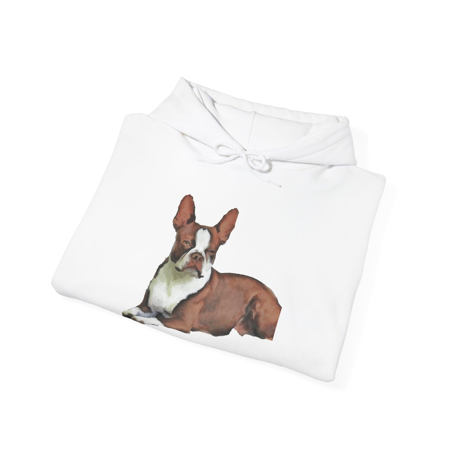 Boston Terrier 'Seely' Unisex 50/50 Hoodie