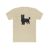 Croatian Sheepdog Men's Fitted Cotton Crew Tee