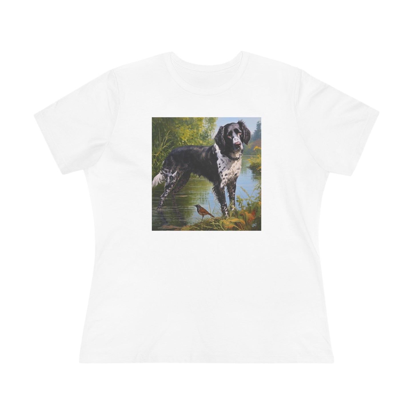 Large Munsterlander - Women's Relaxed Fit Cotton Tee