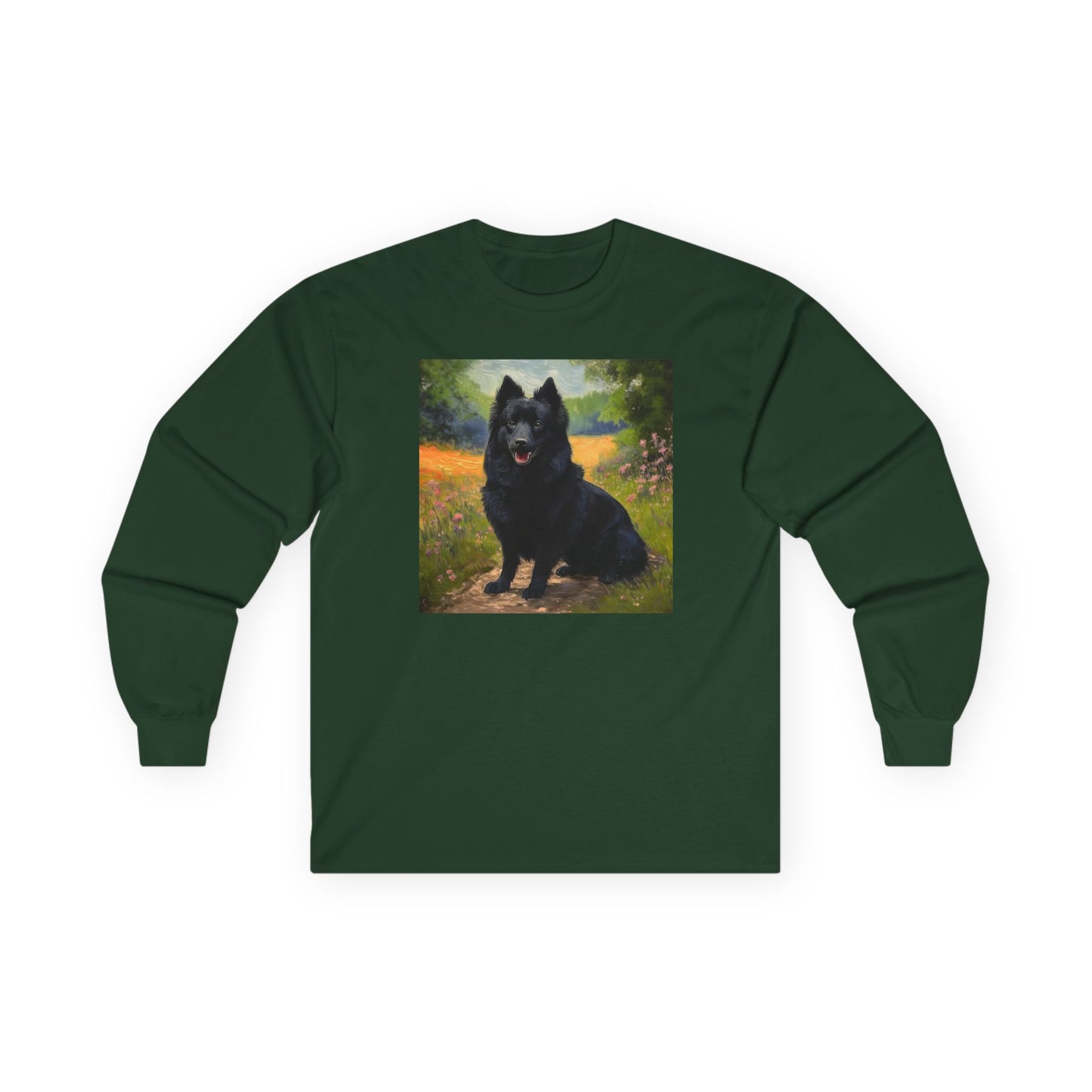 Schipperke --- Unisex Classic Cotton Long Sleeve Tee