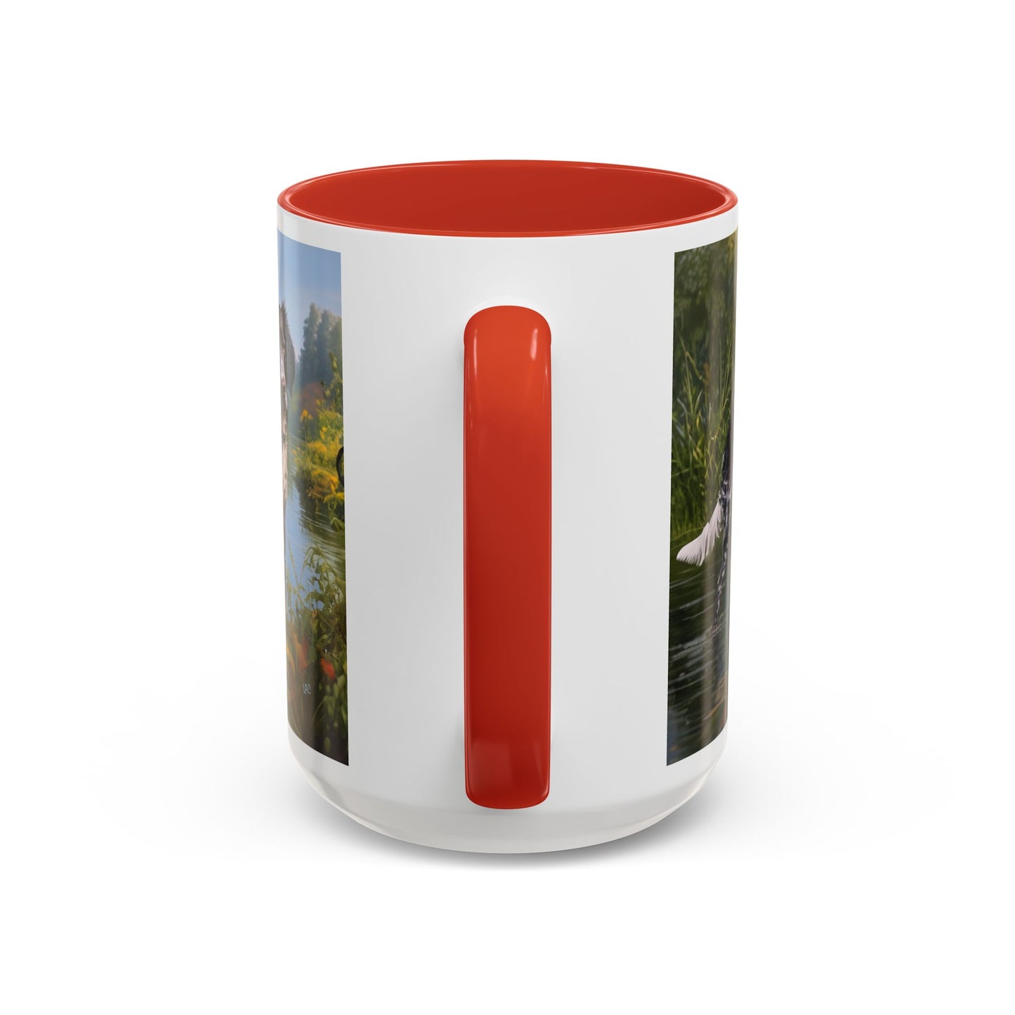 Large Munsterlander - Ceramic Accent Coffee Mug - 2 Sizes