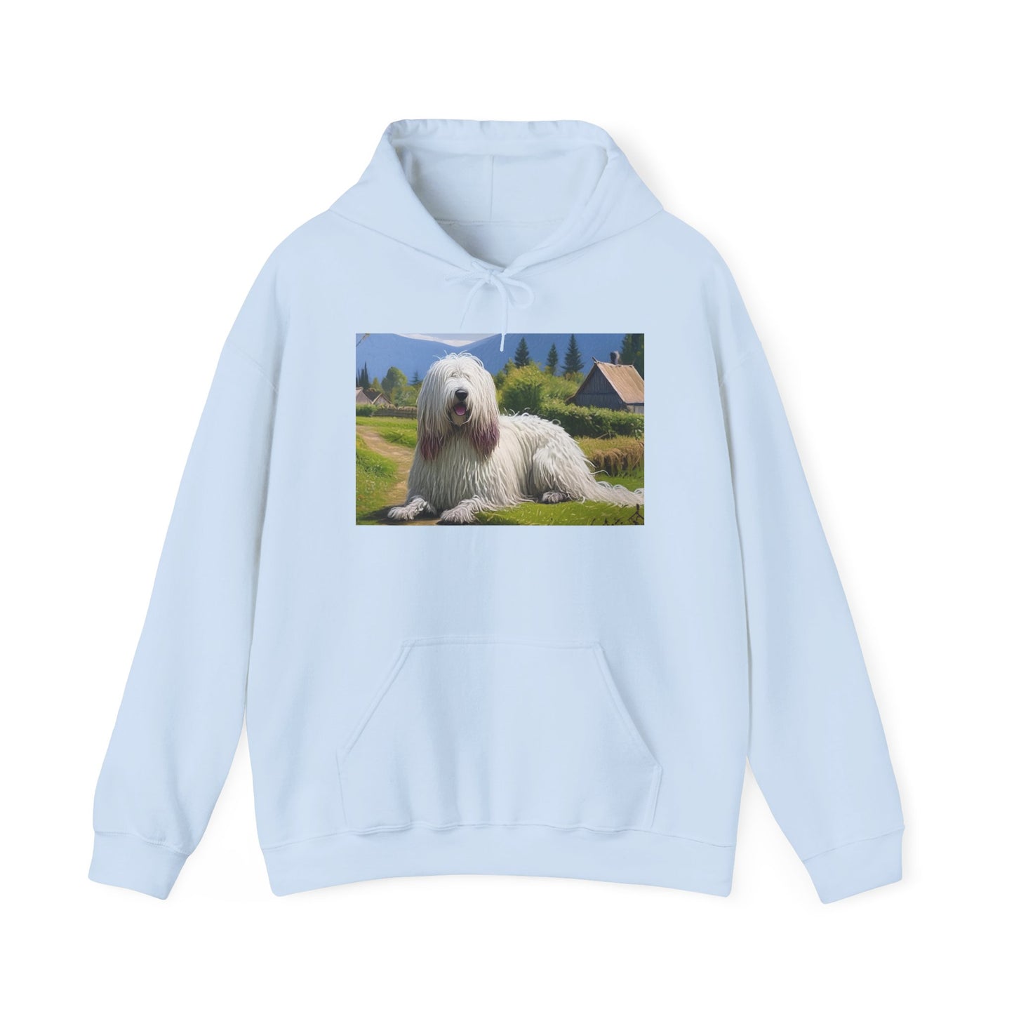 Hungarian Komondor 50/50 Hooded Sweatshirt