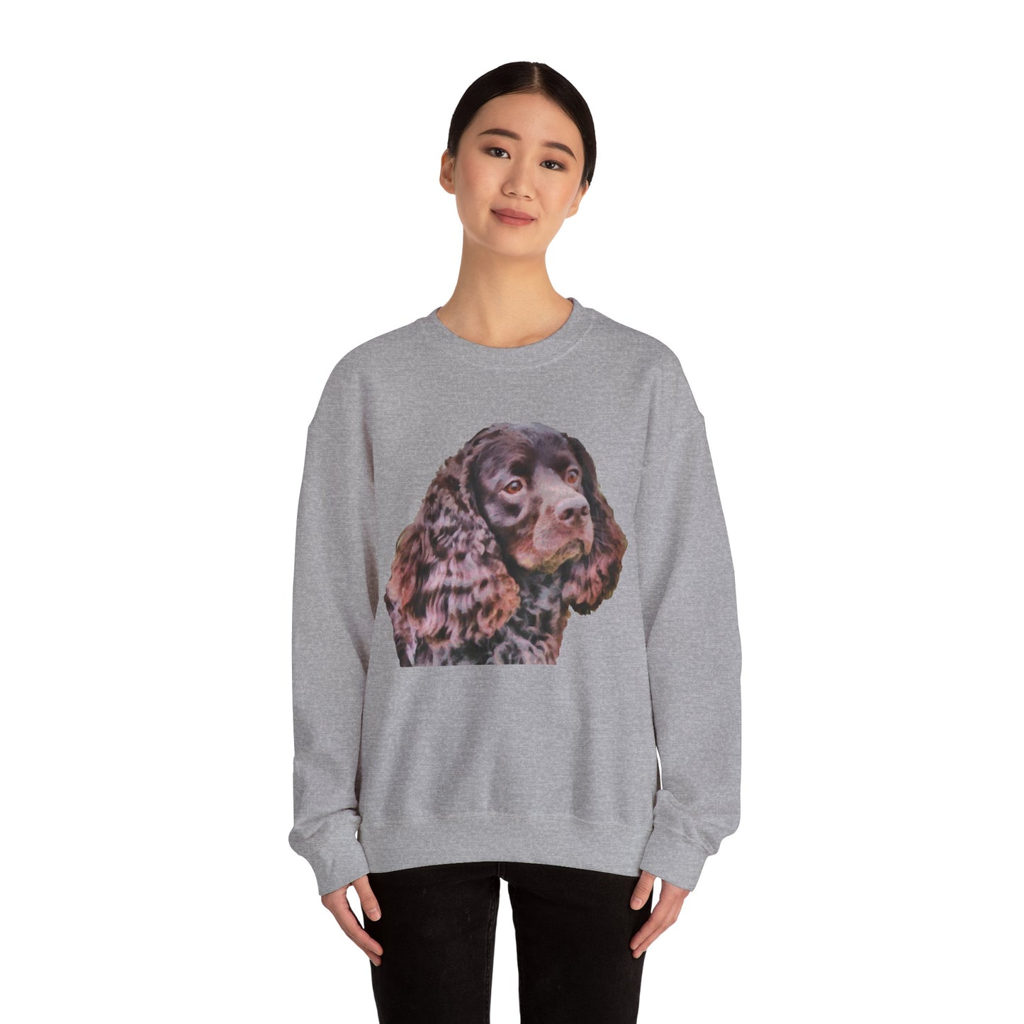 American Water Spaniel Unisex 50/50 Crewneck Sweatshirt