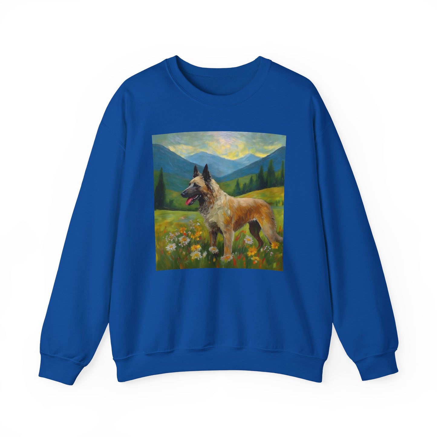 Belgian Laekenois Unisex 50/50 Crewneck Sweatshirt