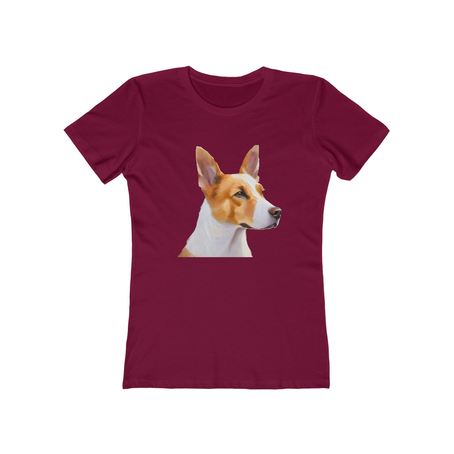 Canaan Dog of Israel Women's Slim Fit Ringspun Cotton Tee