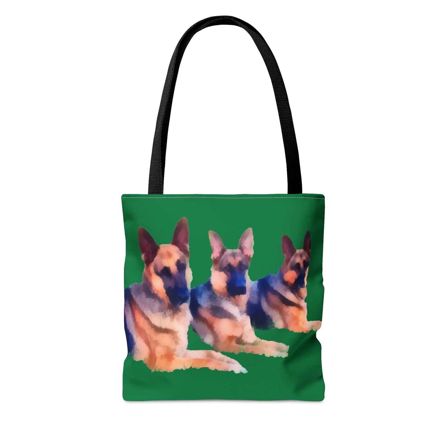 Majestic German Shepherd 'Trio' Artistic Painting Tote Bag