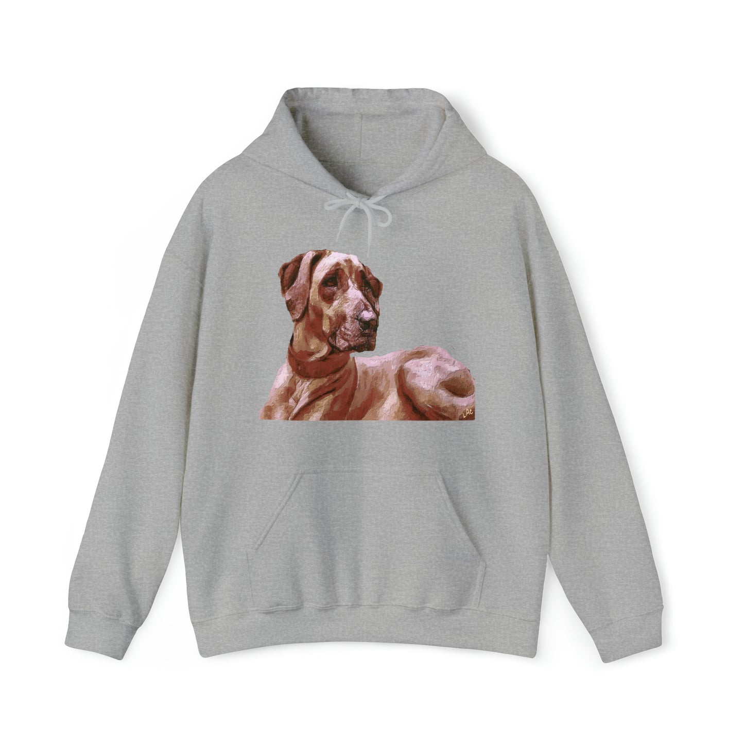 Rhodesian Ridgeback 'Thor' Unisex 50/50 Hoodie