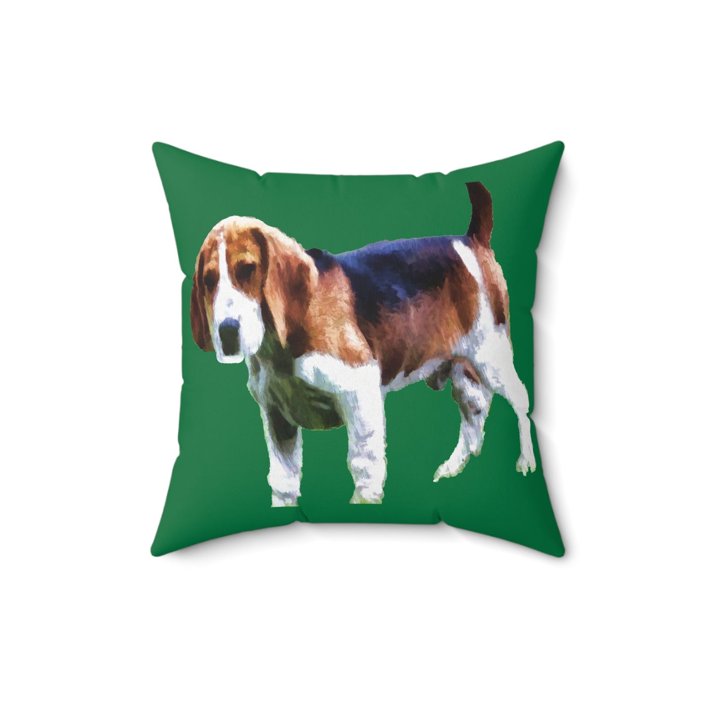 American Foxhound Spun Polyester Throw Pillow