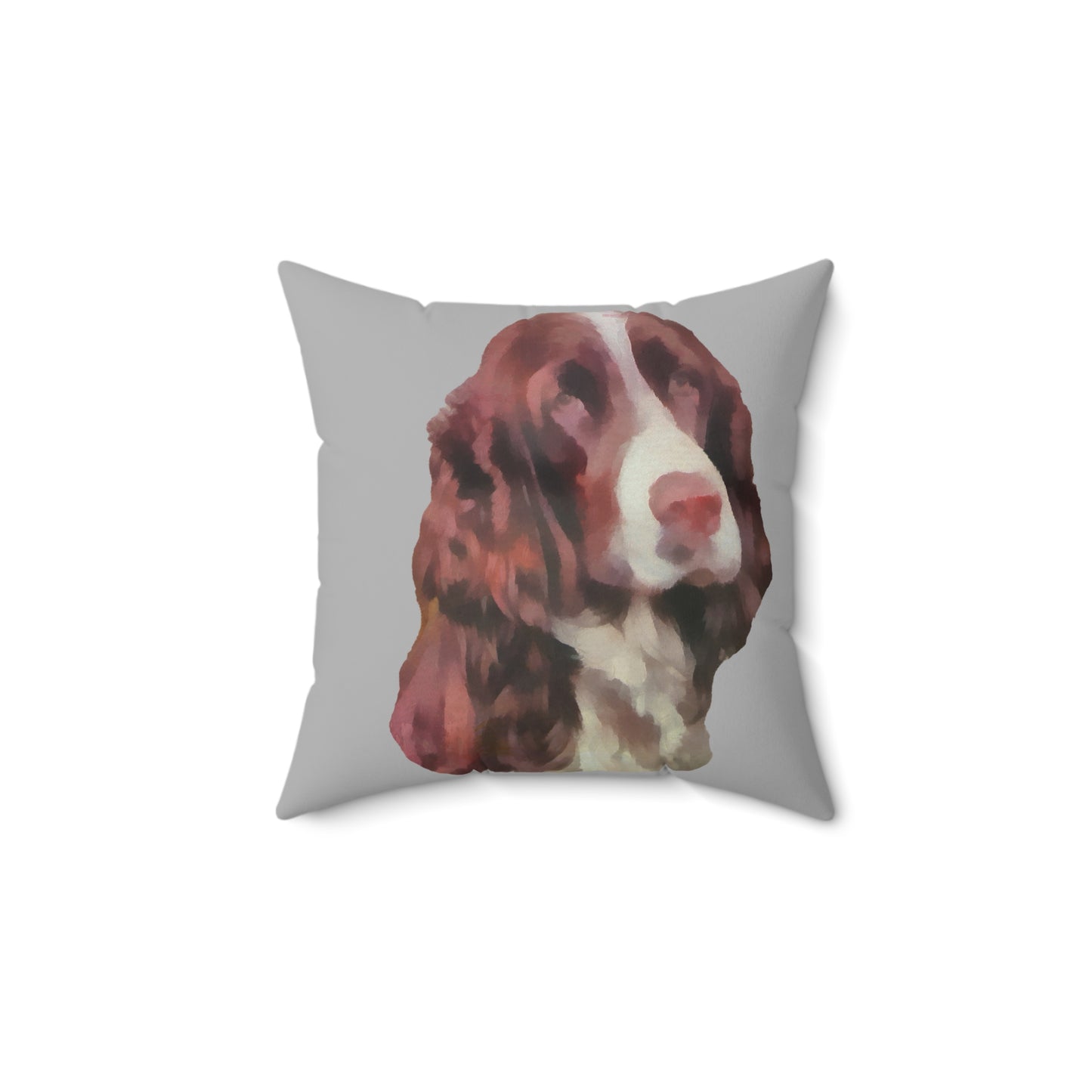 English Springer Spaniel - Spun Polyester Throw Pillow