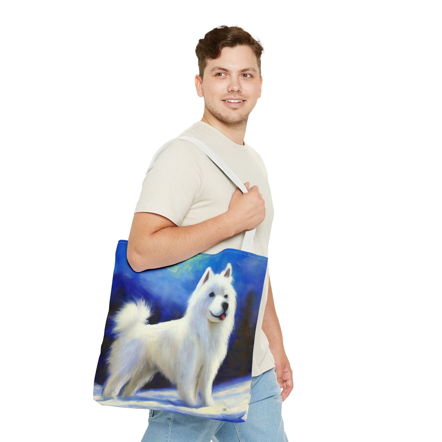 American Eskimo Dog Tote Bag - The Elegant Canine Companion