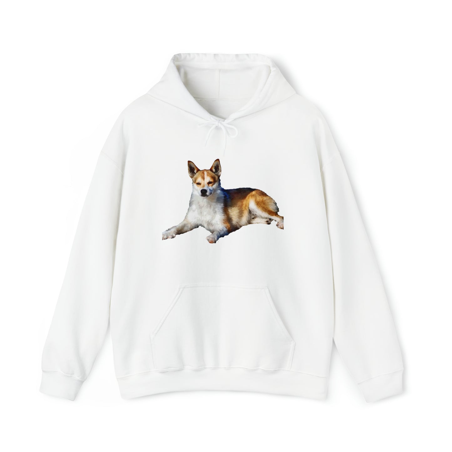 Norwegian Lundehund Unisex 50/50 Hooded Sweatshirt