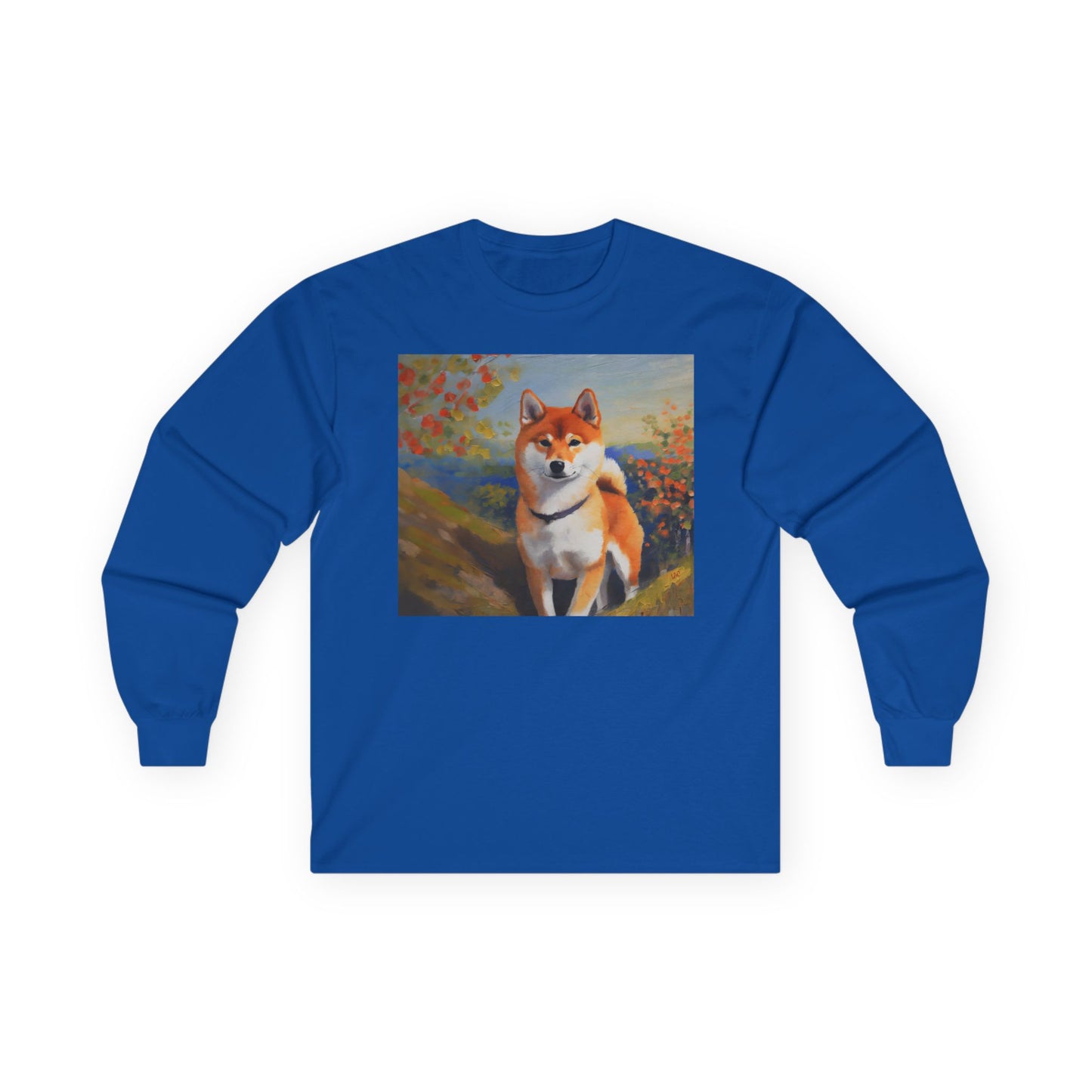 Shiba Inu Cotton Long Sleeve Tee