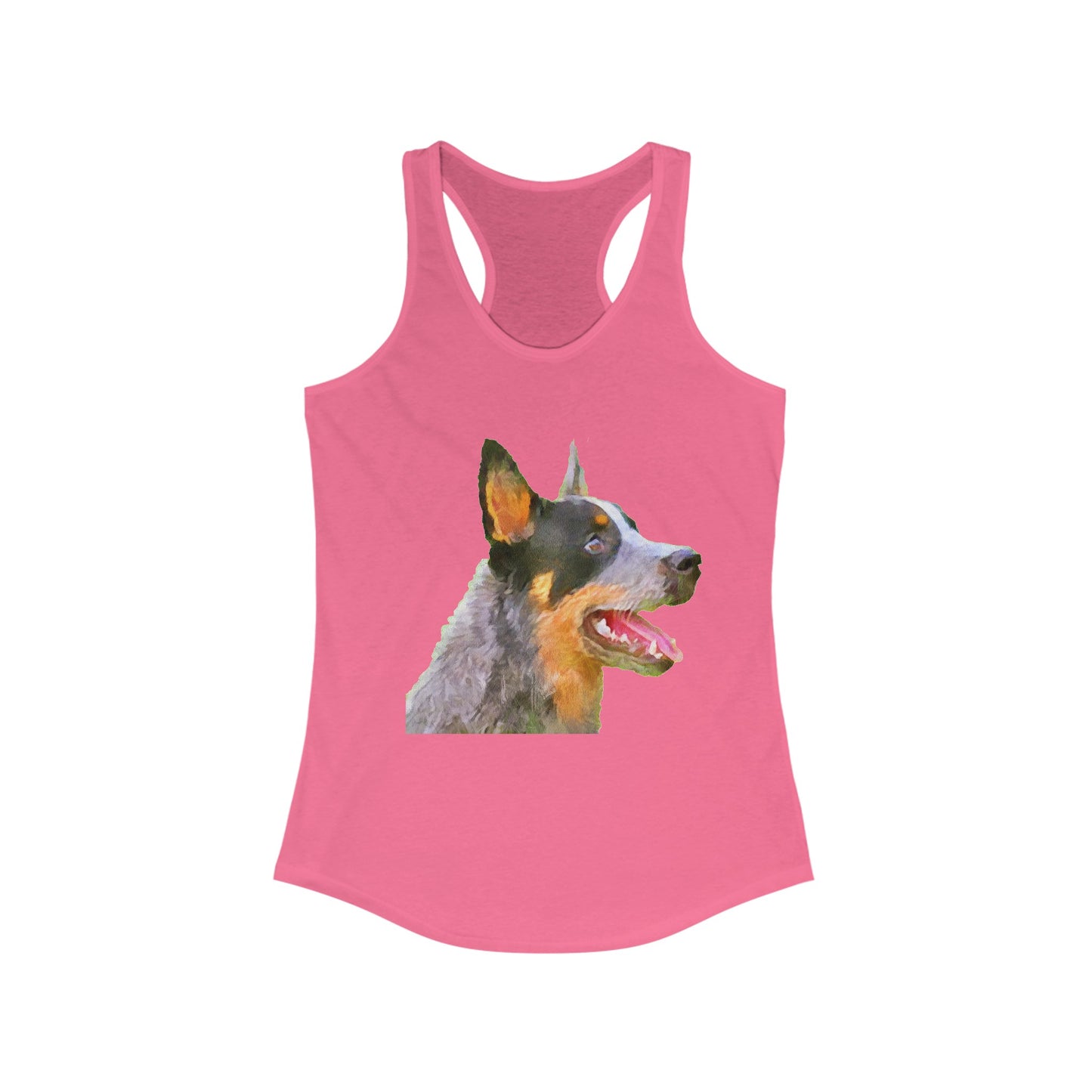 Blue Heeler - Australian Cattle Dog 'Percy' Women's Racerback Tank