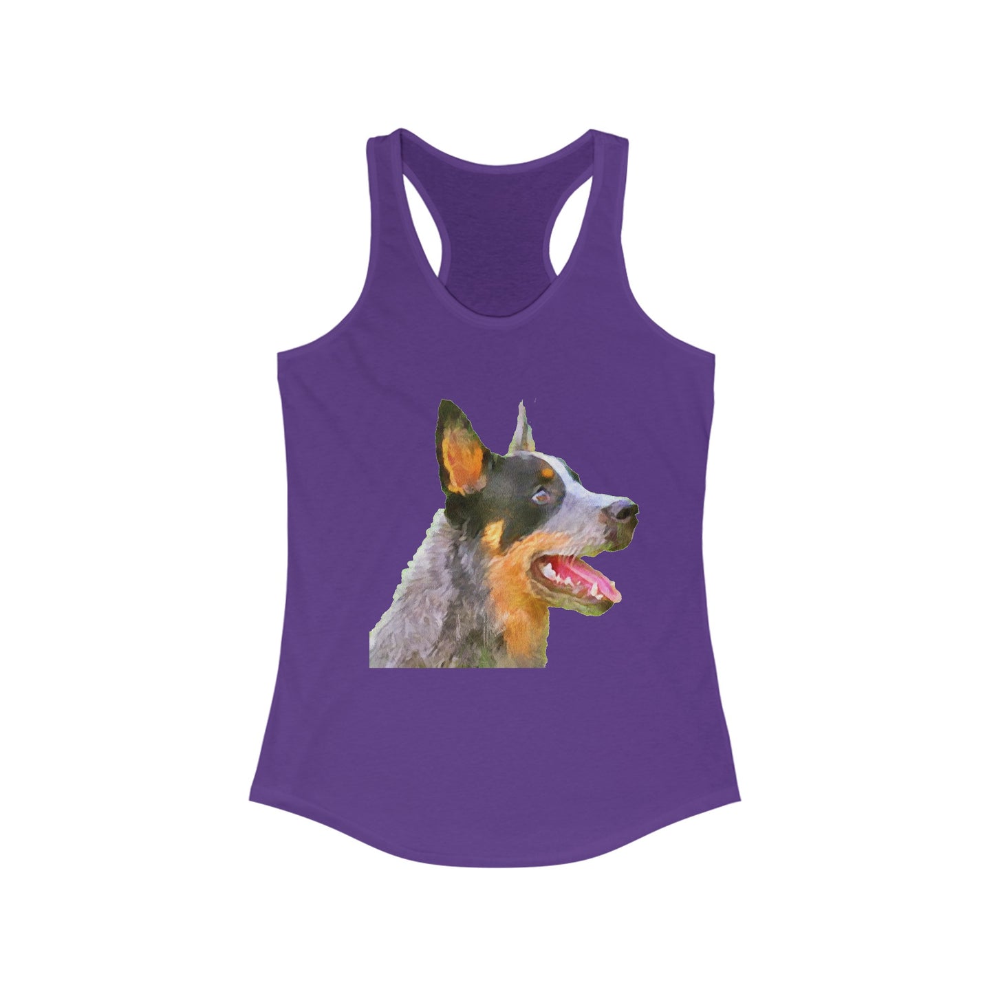 Blue Heeler - Australian Cattle Dog 'Percy' Women's Racerback Tank